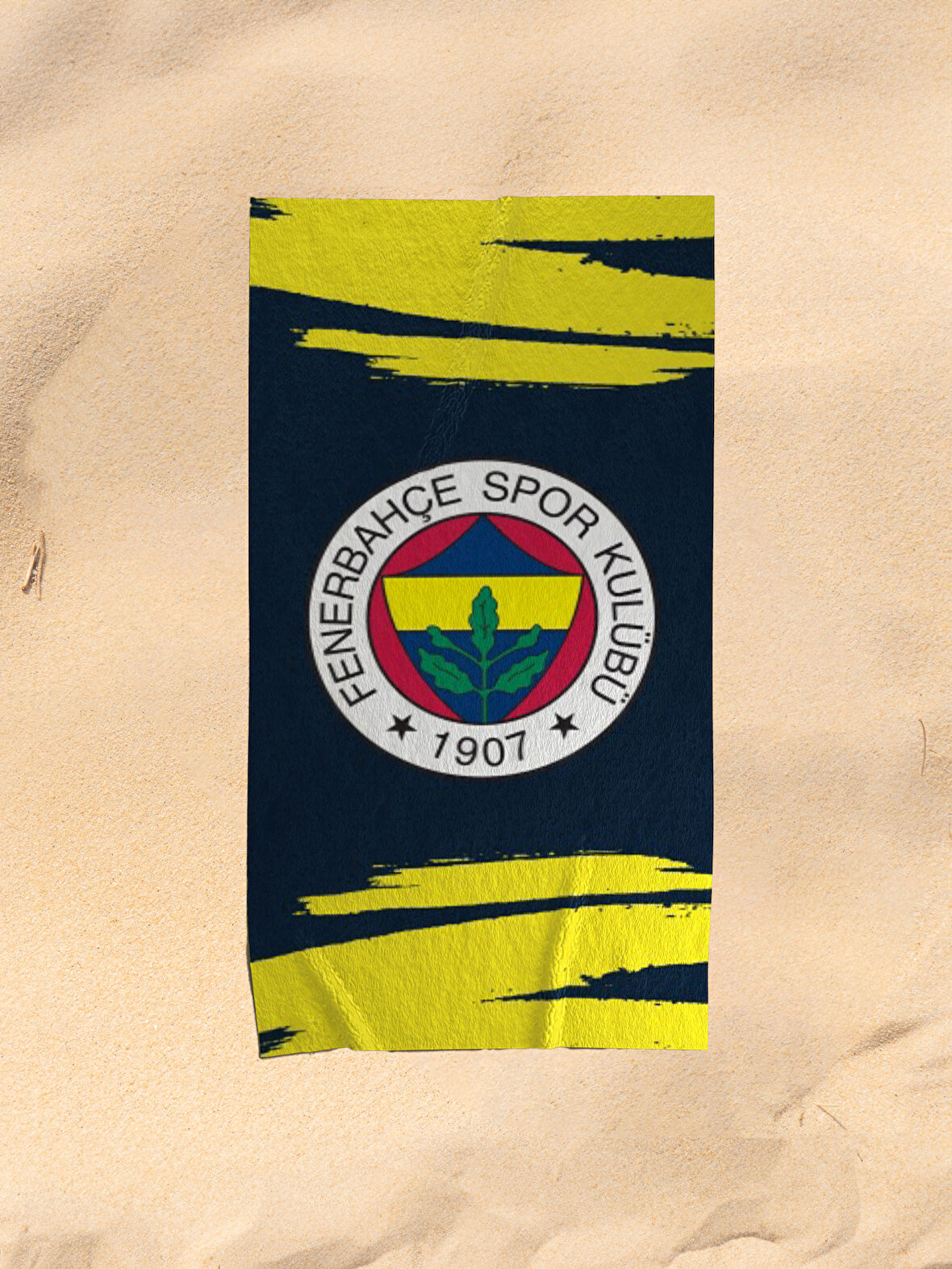 FENERBAHÇE LOGO PLAJ HAVLUSU SARı-LAC