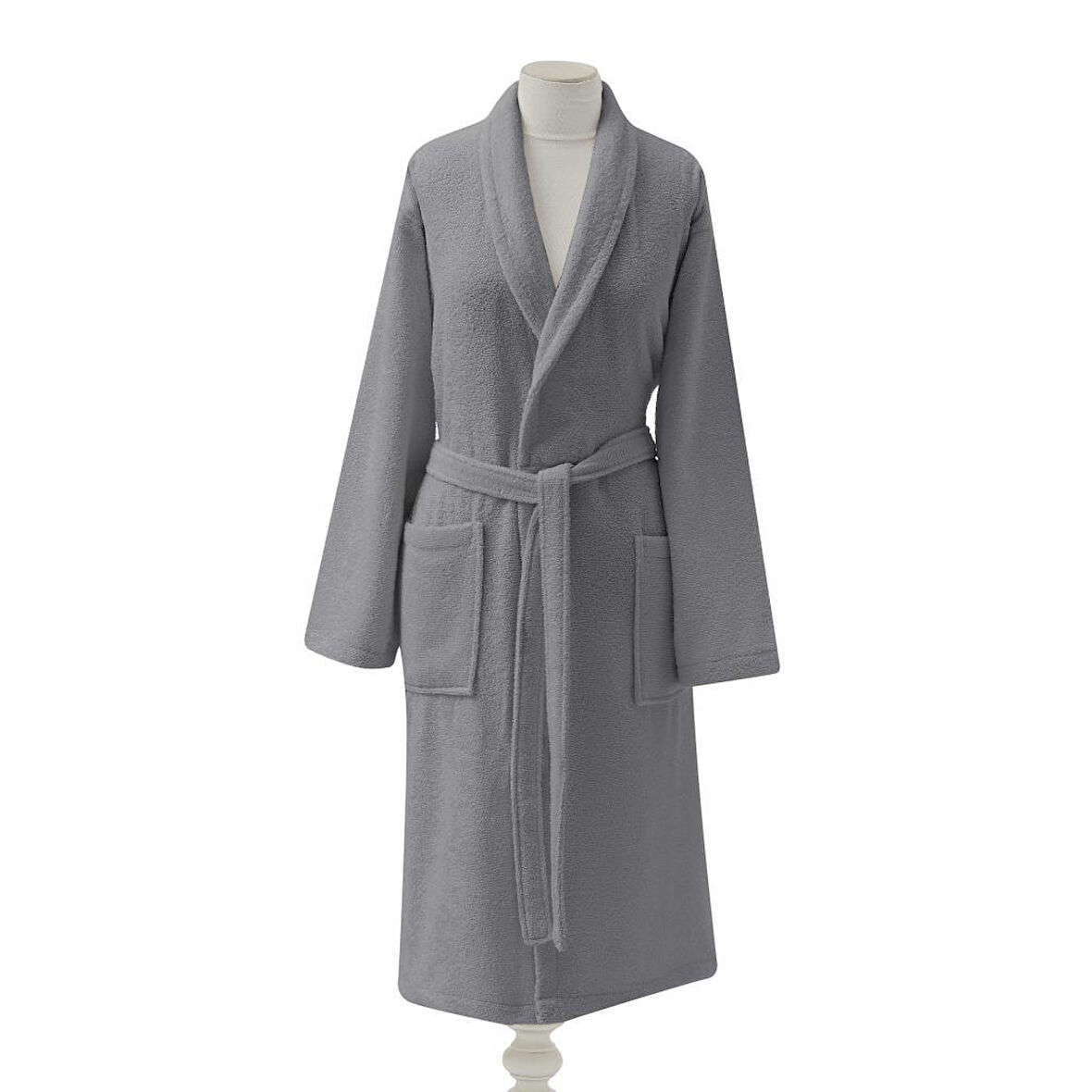 TAÇ ŞALYAKA PAMUK BORNOZ ANTRASİT XXL 