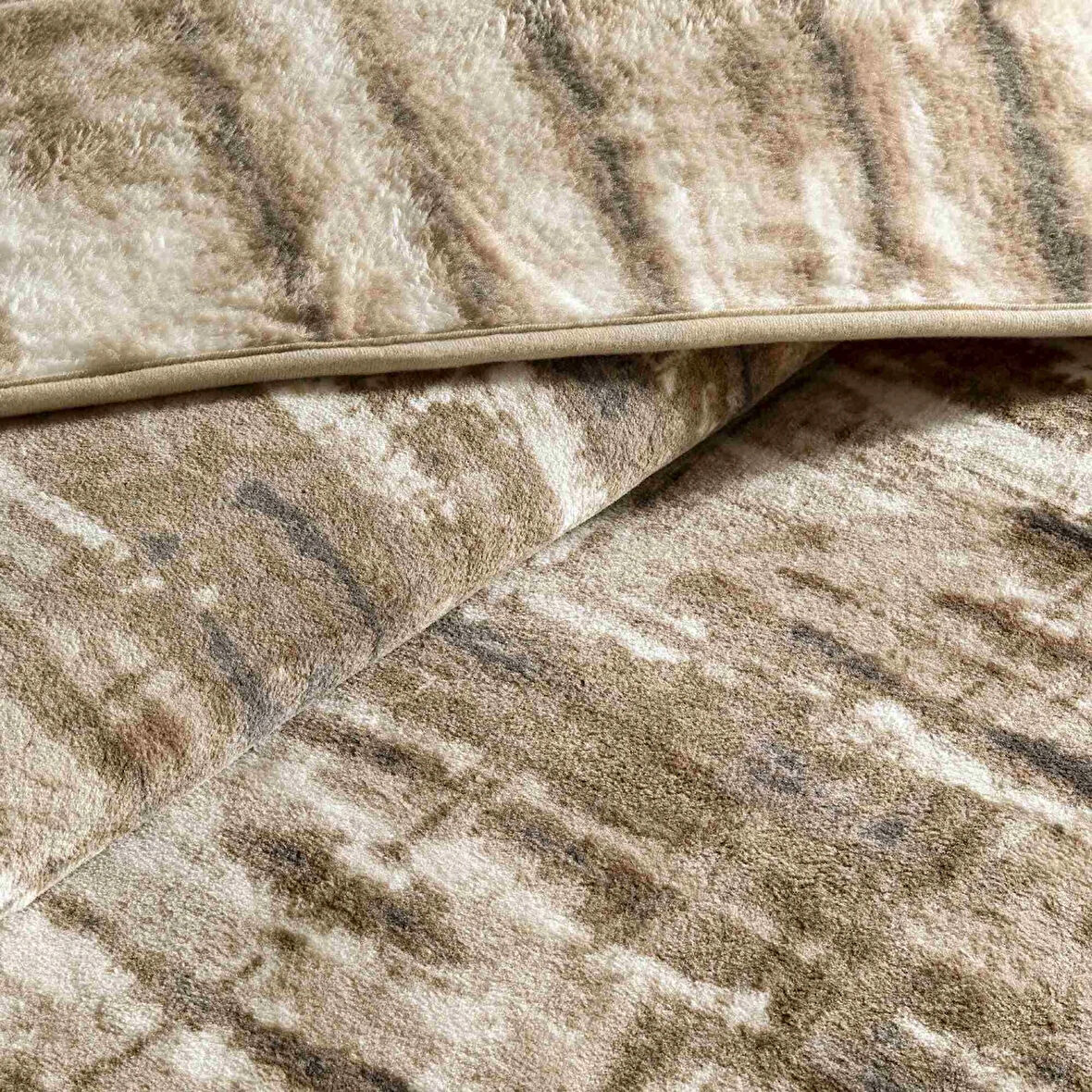 Taç Liora Tek Kişilik Battaniye Kahverengi