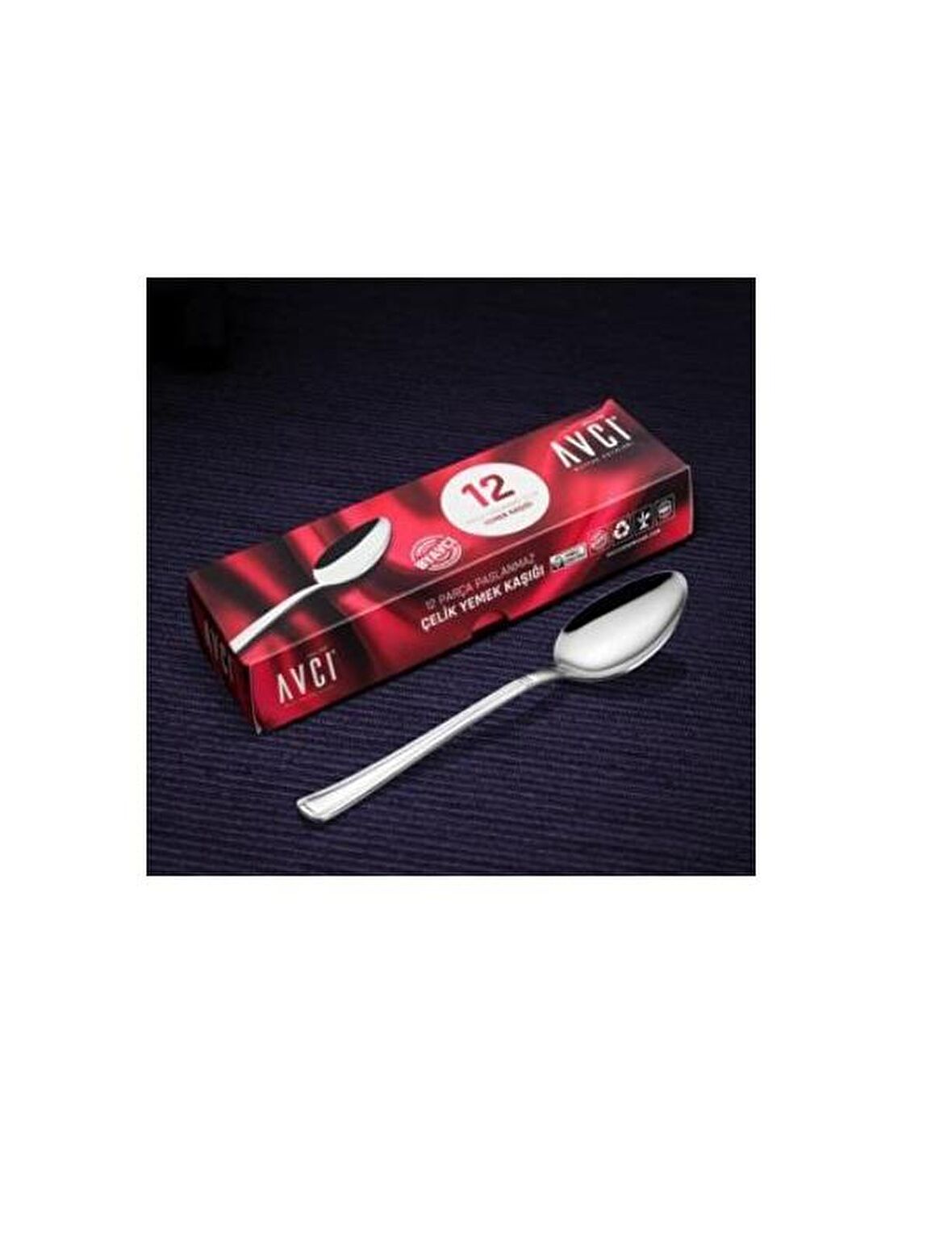 Avcı 112 Narin Yemek Kaşık 12 li
