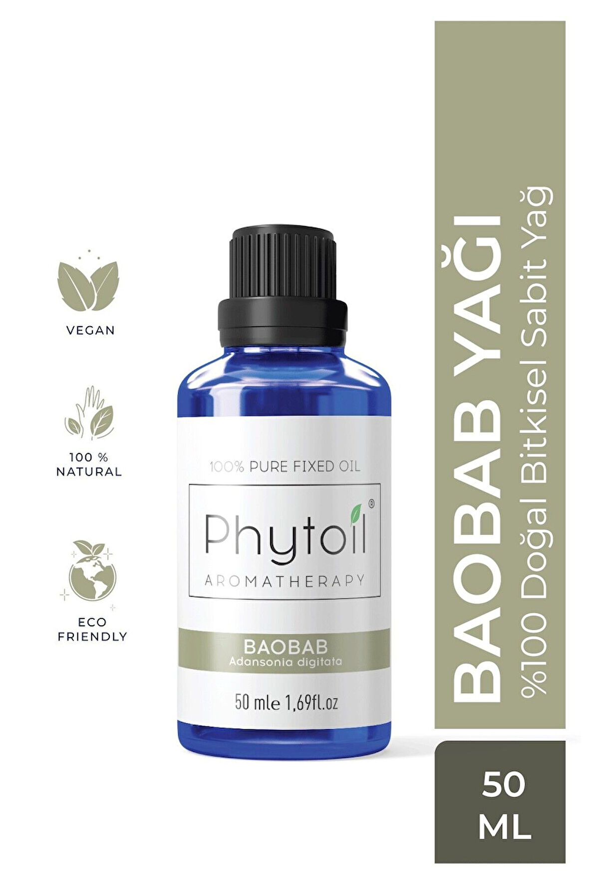 Organik Baobab Yağı – Baobab Oil %100 Doğal Bitkisel Sabit Yağ 50 ml