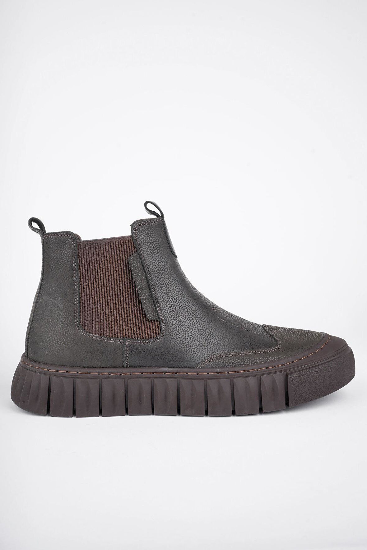 Muggo RUSH Garantili Hakiki Deri Kalın Taban Erkek Casual Bot