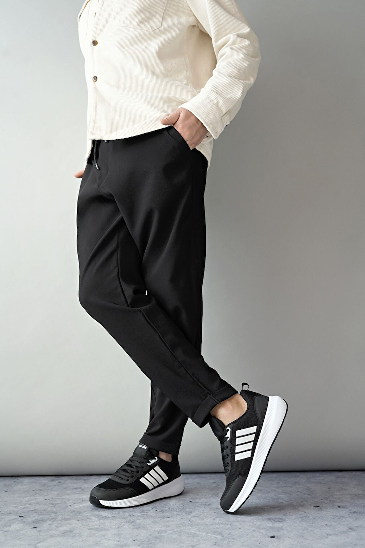 Muggo KENS Garantili Erkek Ortopedik Günlük Bağcıklı Yürüyüş Koşu Sneaker Spor Ayakkabı