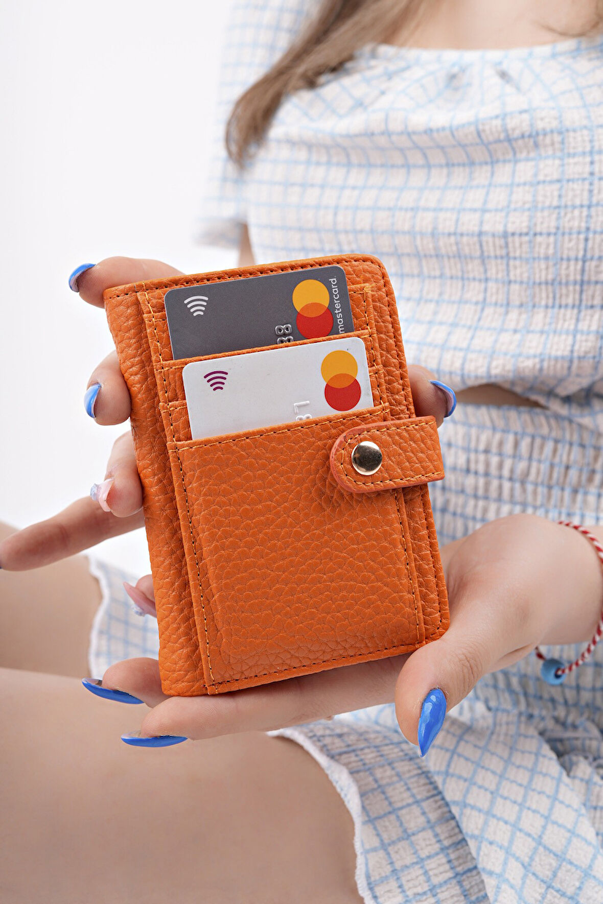 Muggo ARYA Bozuk & Kağıt Para Bölmeli Fermuarlı Kartlık Kadın Cüzdan