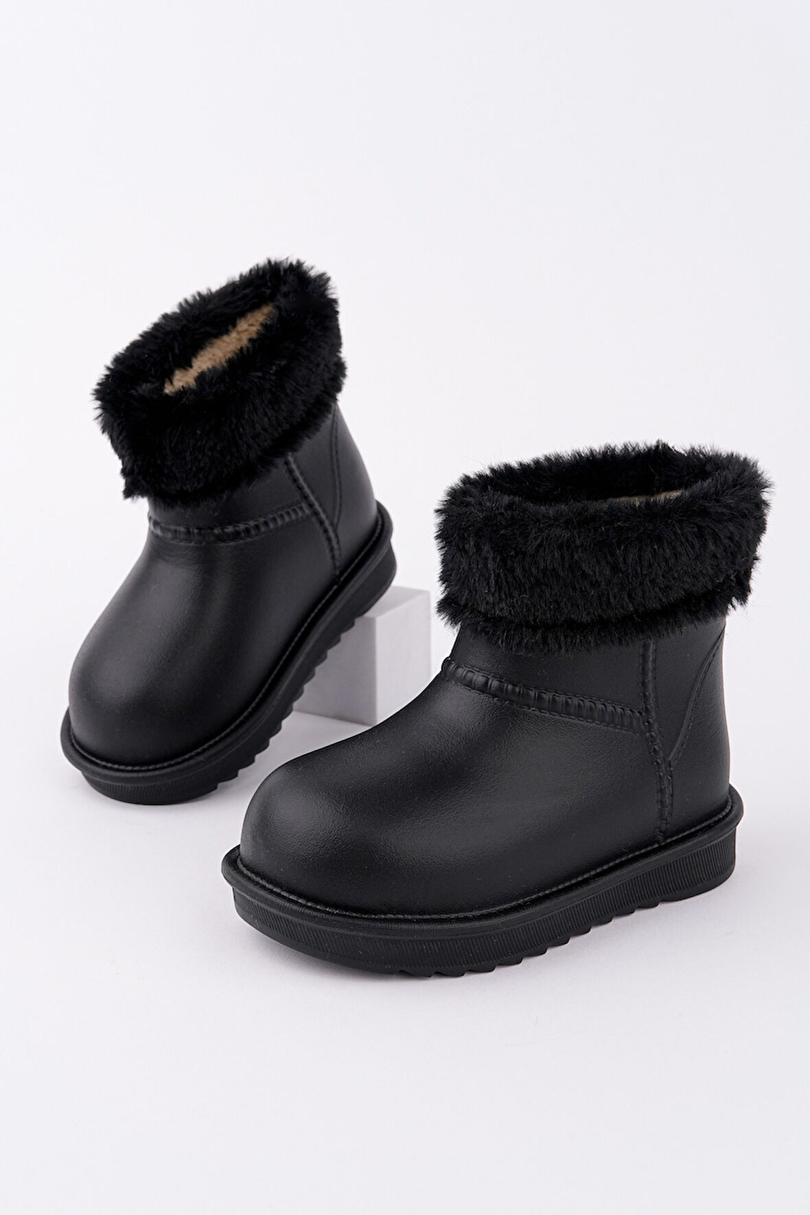 Muggo FRİGUS Çocuk Kürklü Yağmur Ve Kar Botu