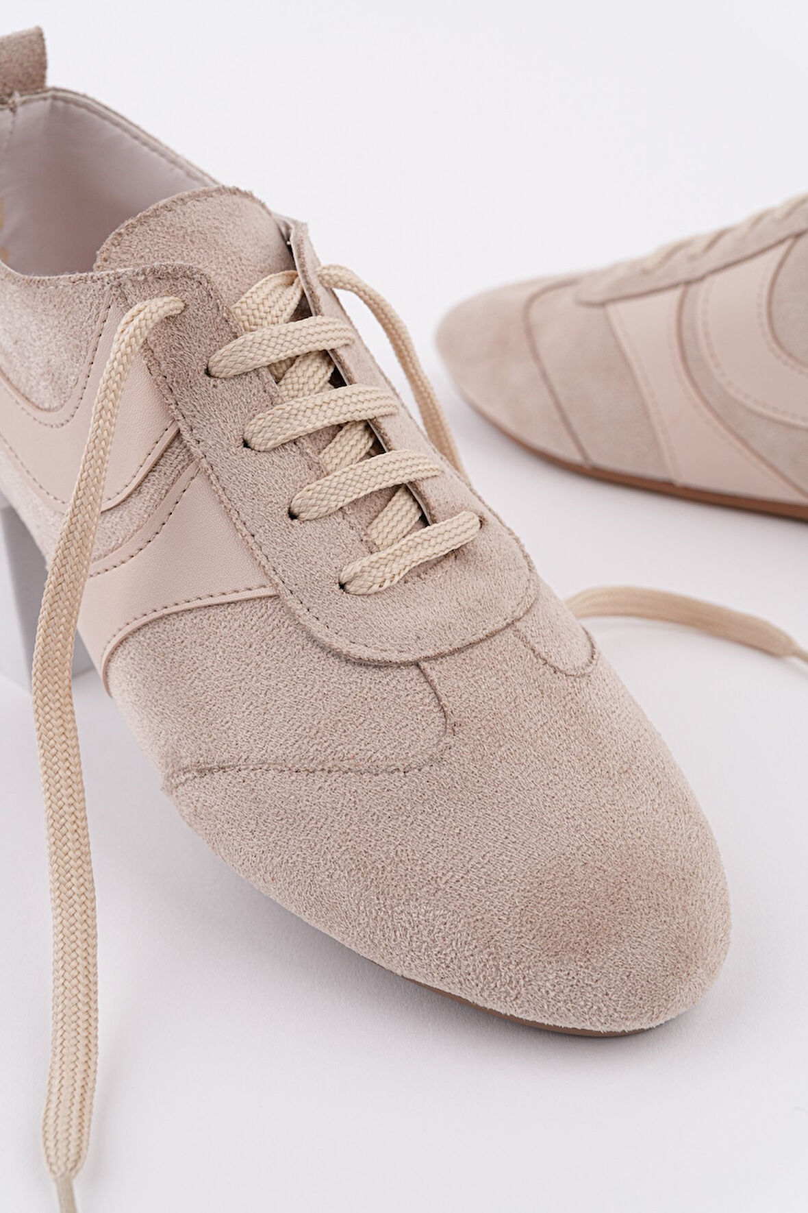 Muggo VİBE Bağcıklı Günlük Kadın Sneaker Spor Ayakkabı