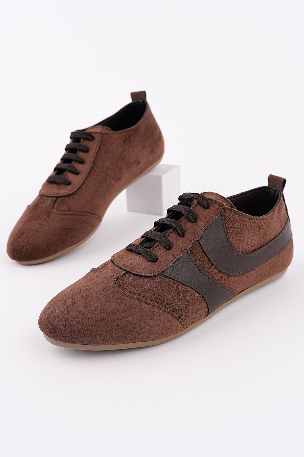 Muggo VİBE Bağcıklı Günlük Kadın Sneaker Spor Ayakkabı