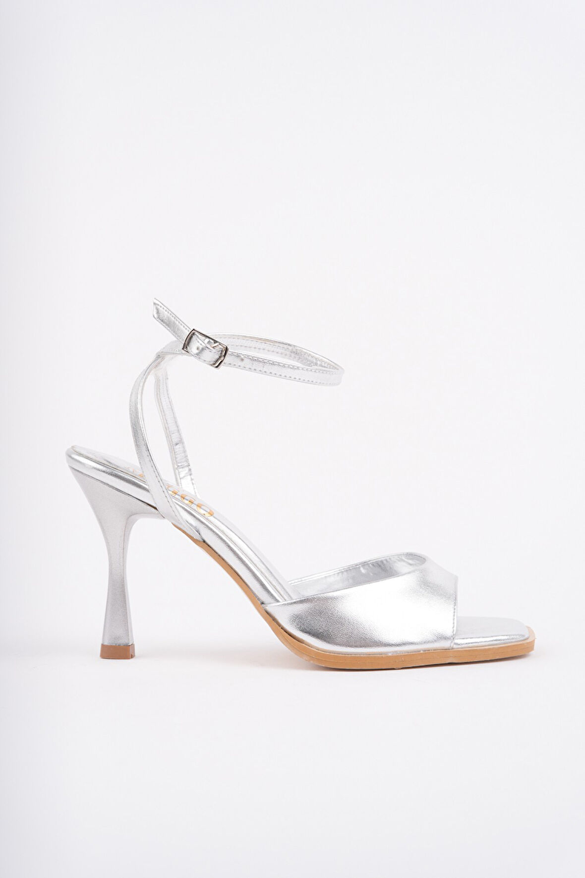 Muggo CHARLOT Bilekten Bağlamalı Kadın İnce Topuklu Ayakkabı