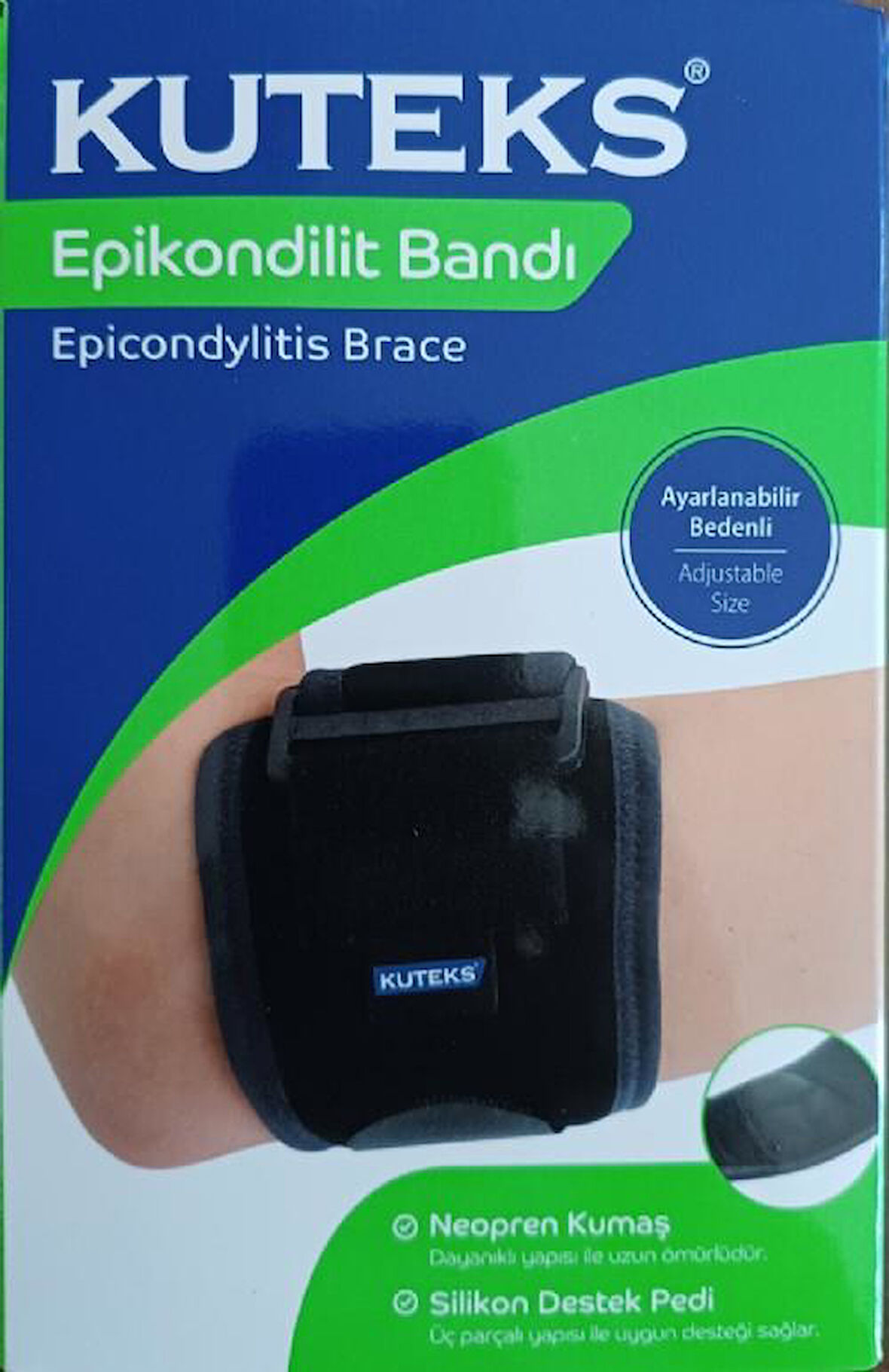 Kuteks Epikondilit Bandı Ayarlanabilir