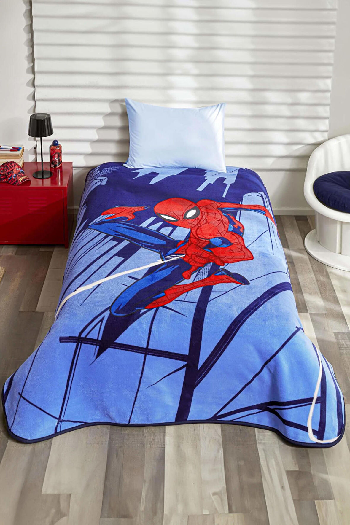 Taç Spiderman Original Lisanslı Tek Kişilik Battaniye