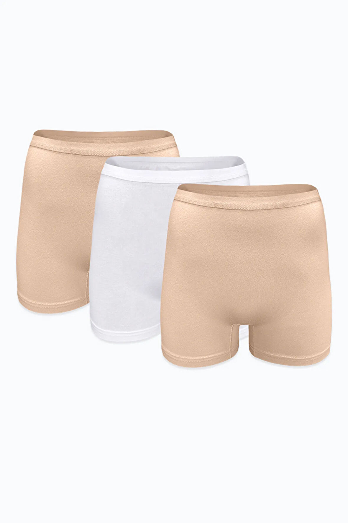 Kadın 3 lü Siyah İz Yapmayan Modal Yüksek Bel Boxer 3M108