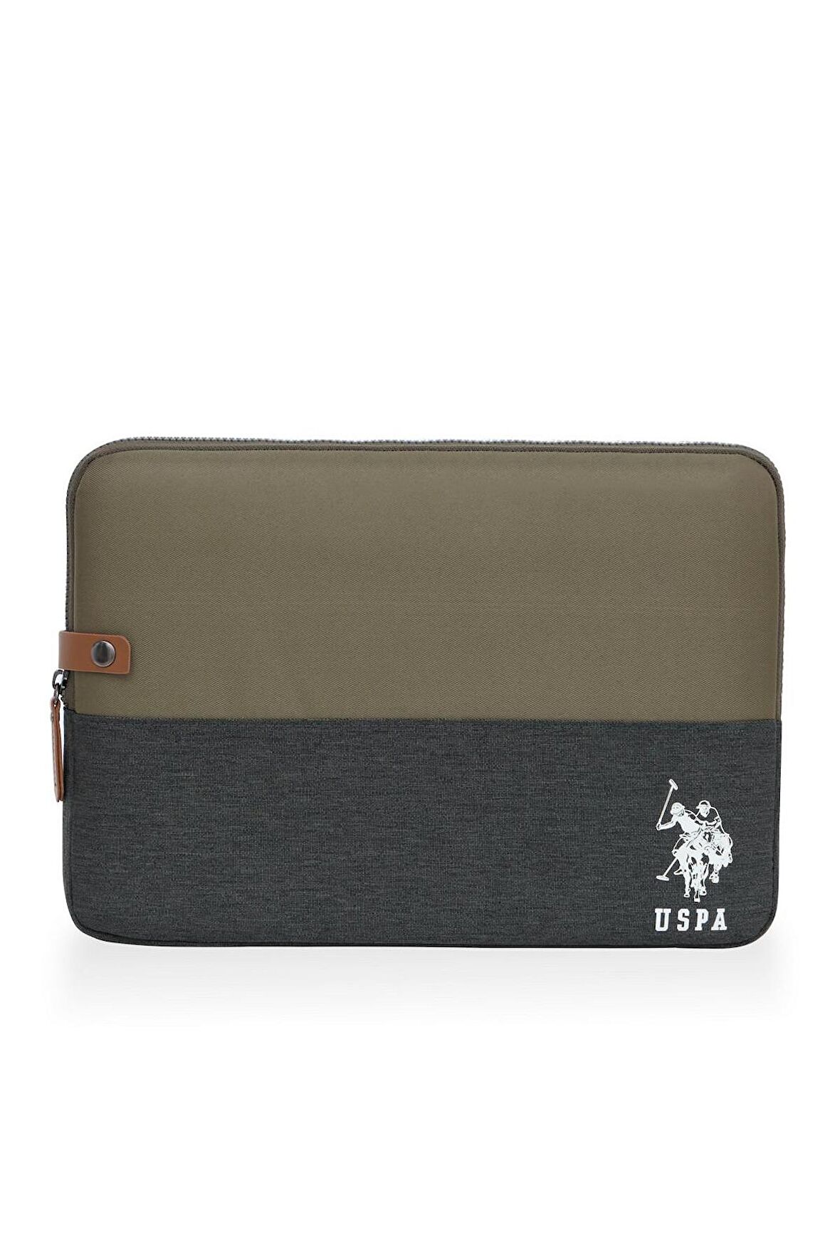 U.S. POLO ASSN. PLEVR23696 Yeşil-Gri Unisex Tablet Çantası