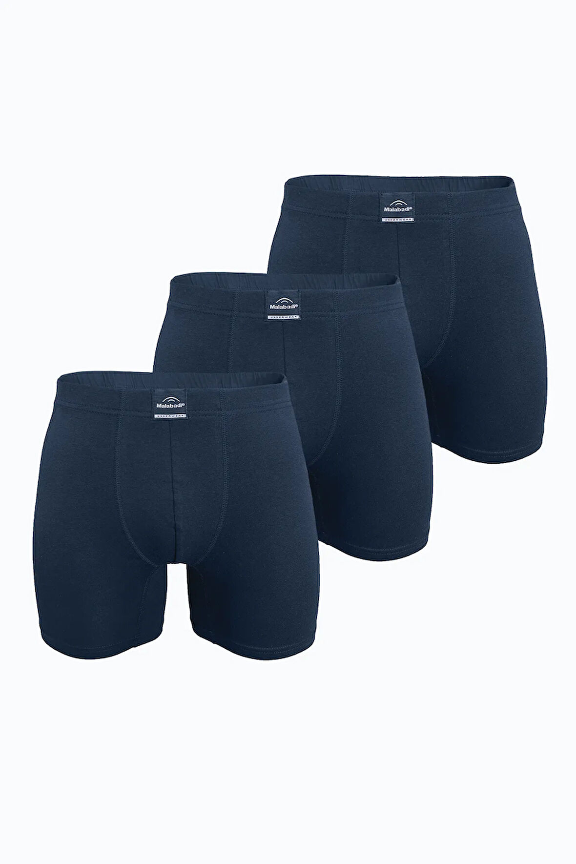 Erkek 3 lü Lacivert Premium Collection Modal Uzun Boxer 3M250