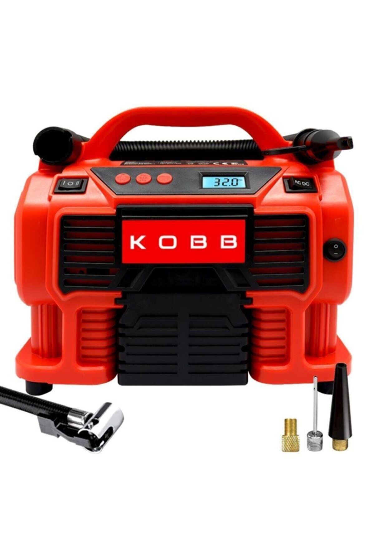 KOBB KB300 12Volt/220Volt 160 PSI Dijital Basınç Göstergeli Lastik & Yatak Şişirme Pompası