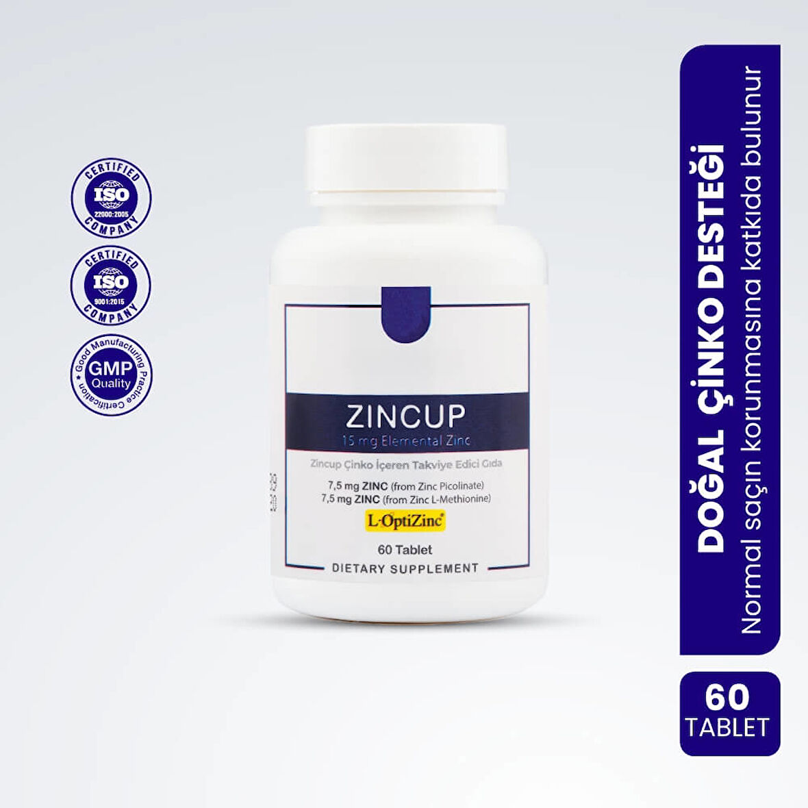 Smart Caps ZincUP Çinko 60 Tablet