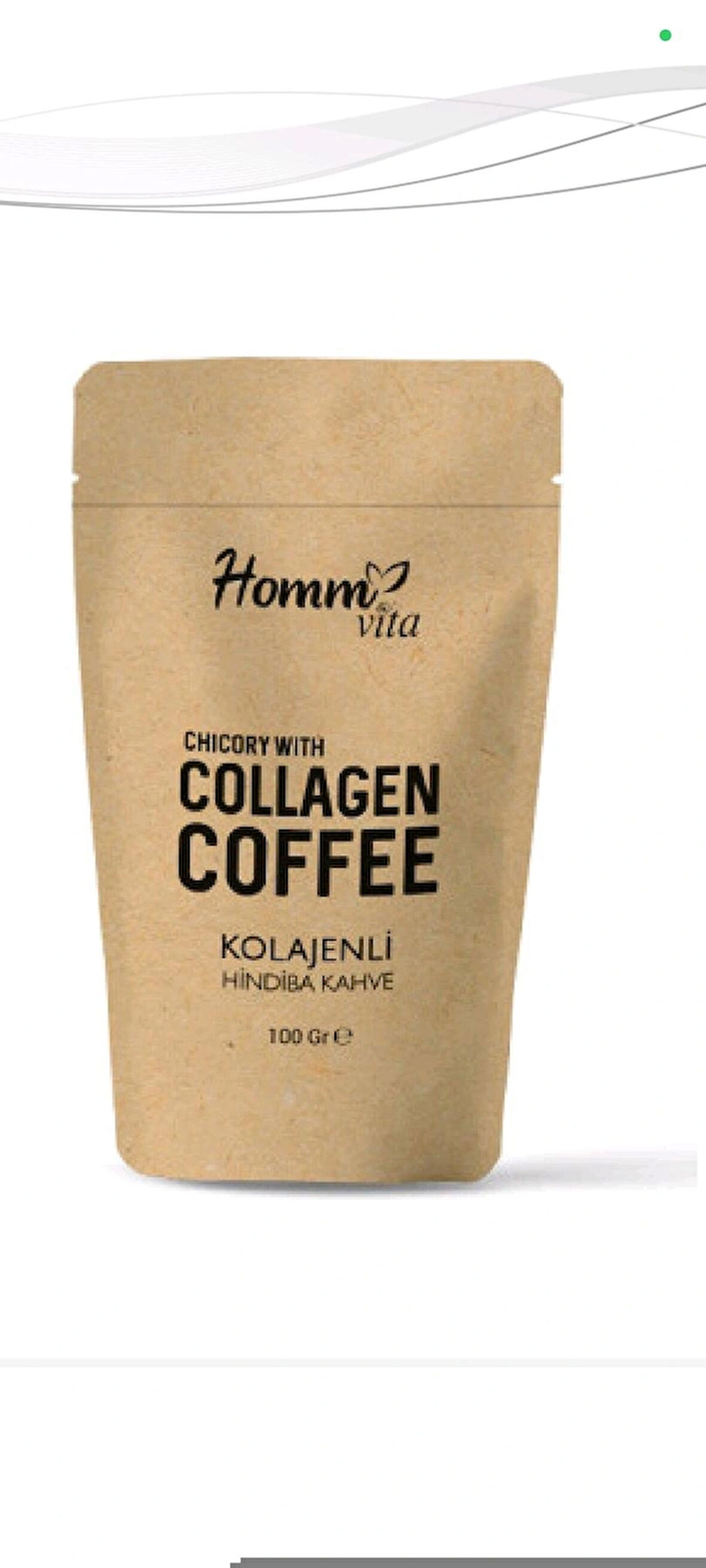 HOMM VİTA KOLAJENLİ HİNDİBA KAHVE 100GR