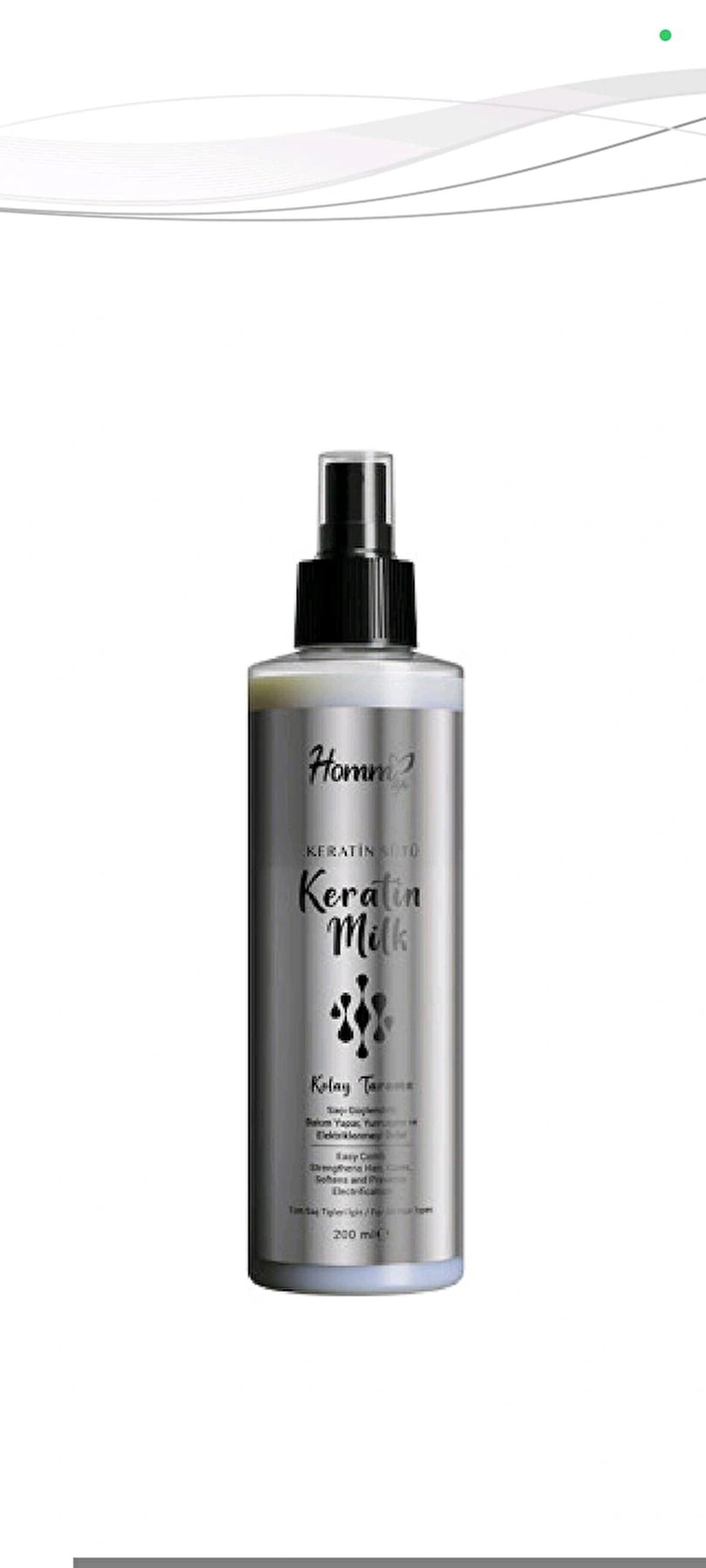 HOMM BİTKİSEL KERATİN SÜTÜ