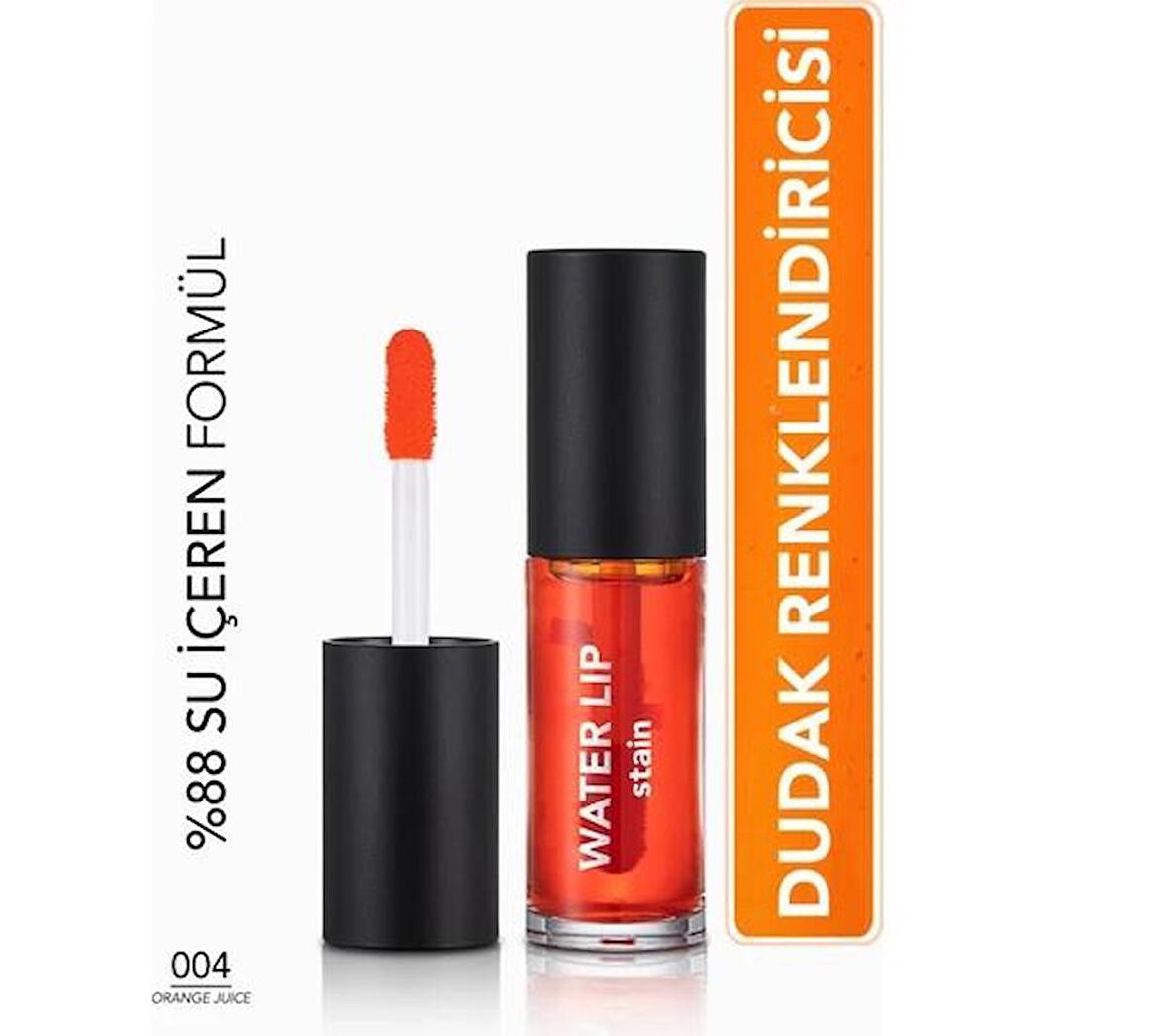 Flormar Water Lıp Tint Stain 004 Orange Juice