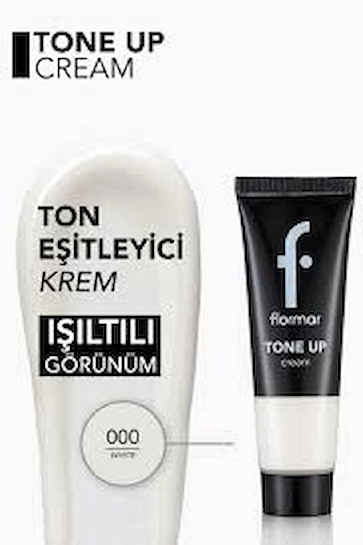 Flormar Işıltı Veren Ton Eşitleyici Krem - Tone Up Cream - 000 White - 8682536043786