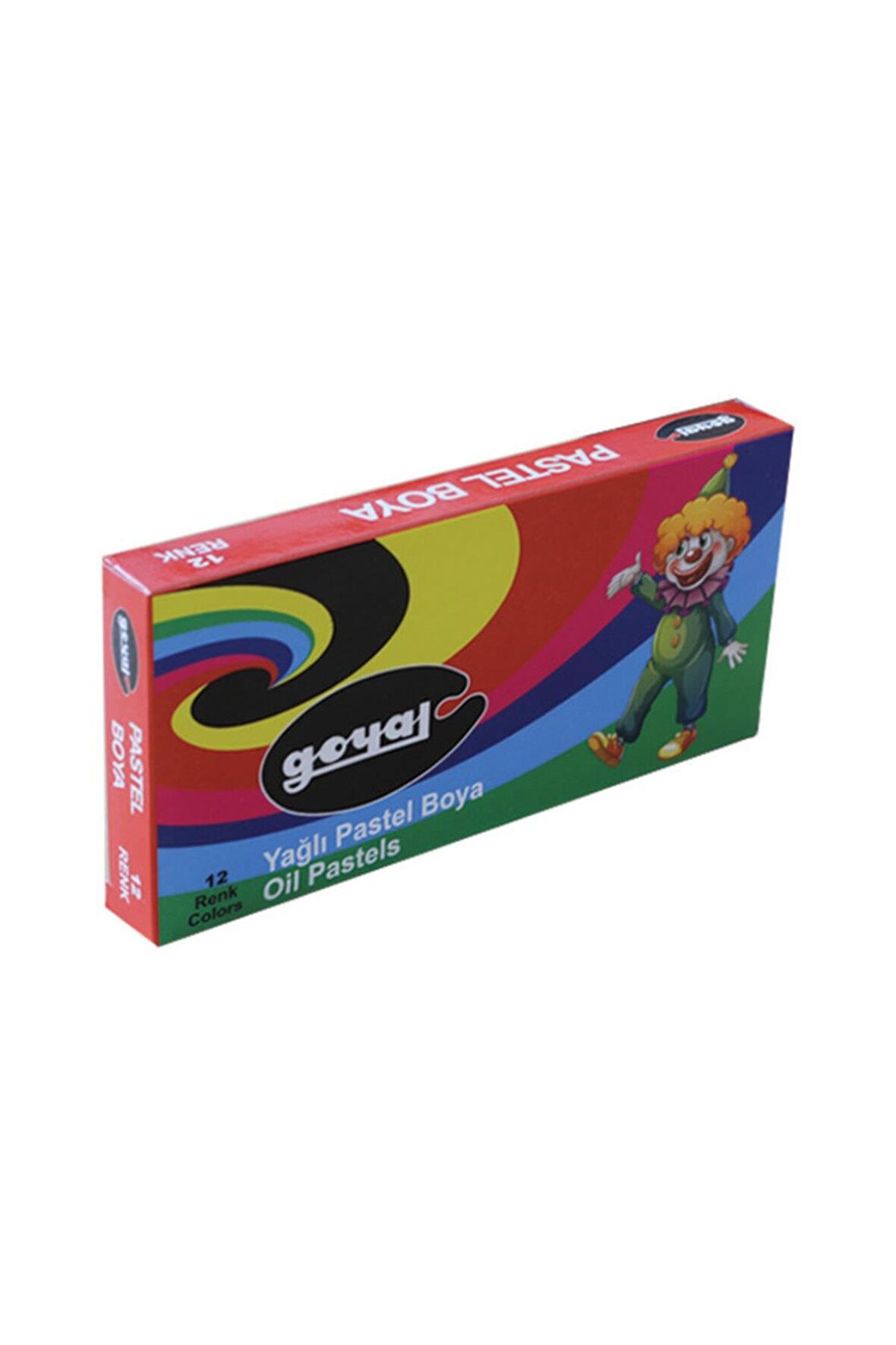 Goyal Pastel Boya Karton 12 Renk Köşeli PTL-112