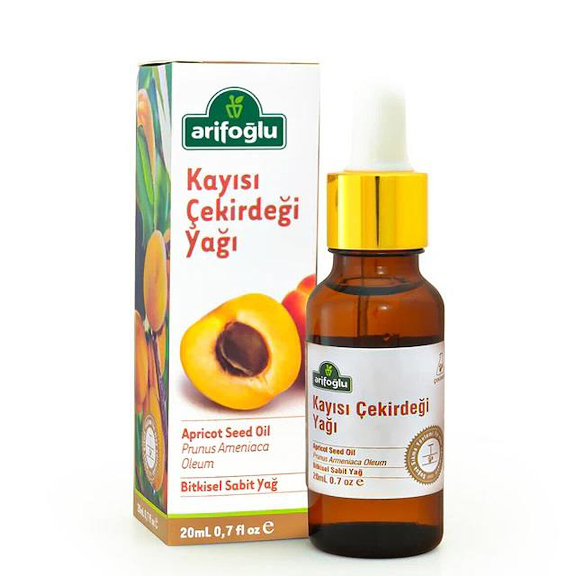 Arifoğlu Kayısı Çekirdeği Yağı 20 Ml