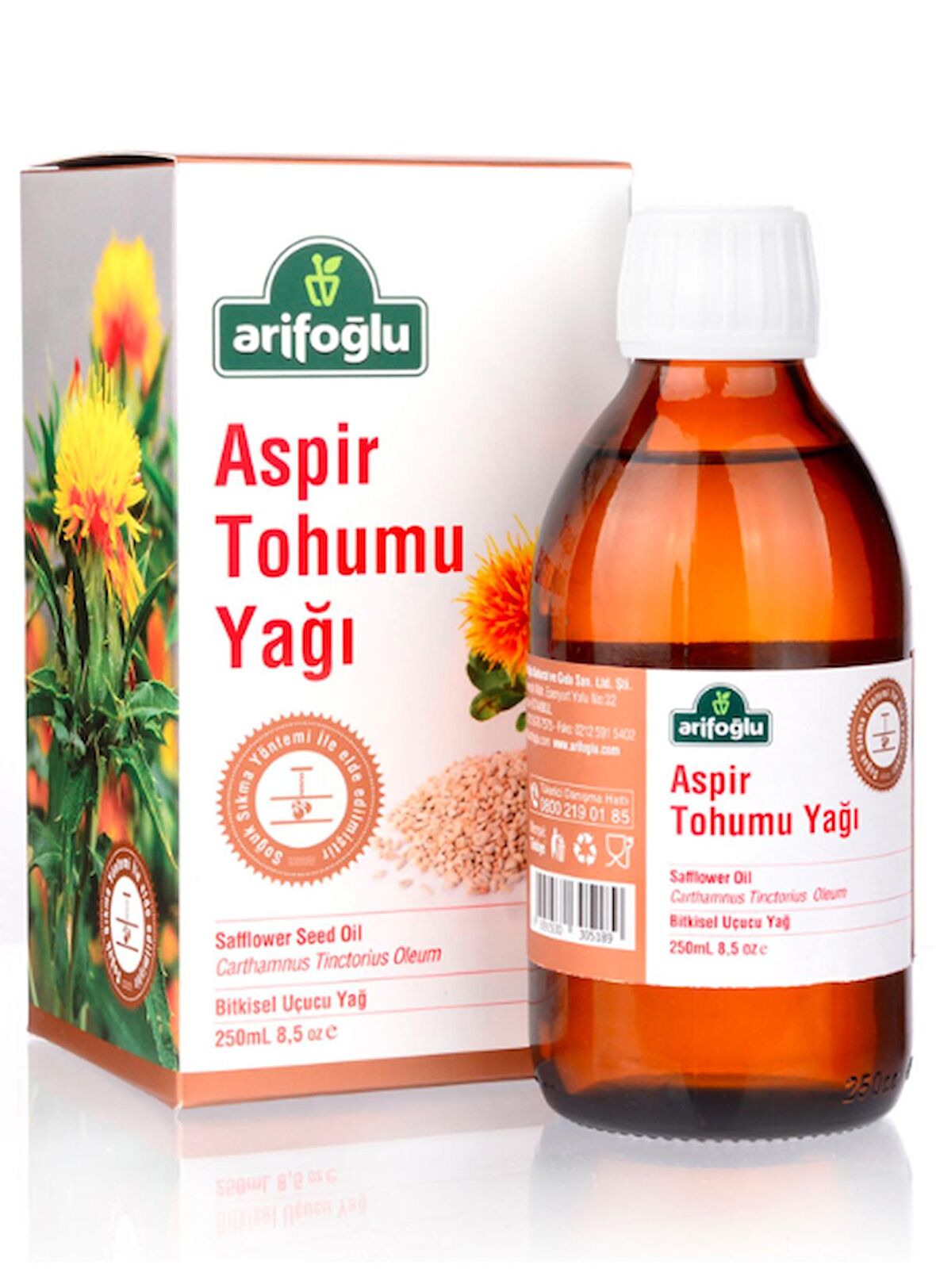 Arifoğlu Aspir Tohumu Yağı 250 ML