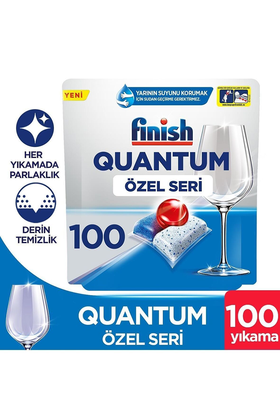 Finish Quantum Bulaşık Makinesi Tableti 100'lü