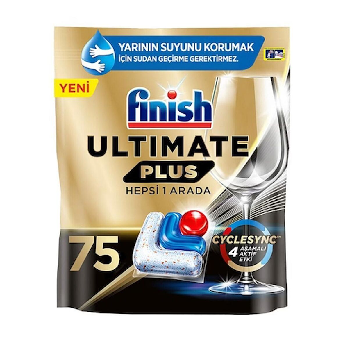 Finish Tablet Ultimate Plus 75'li (6'lı)