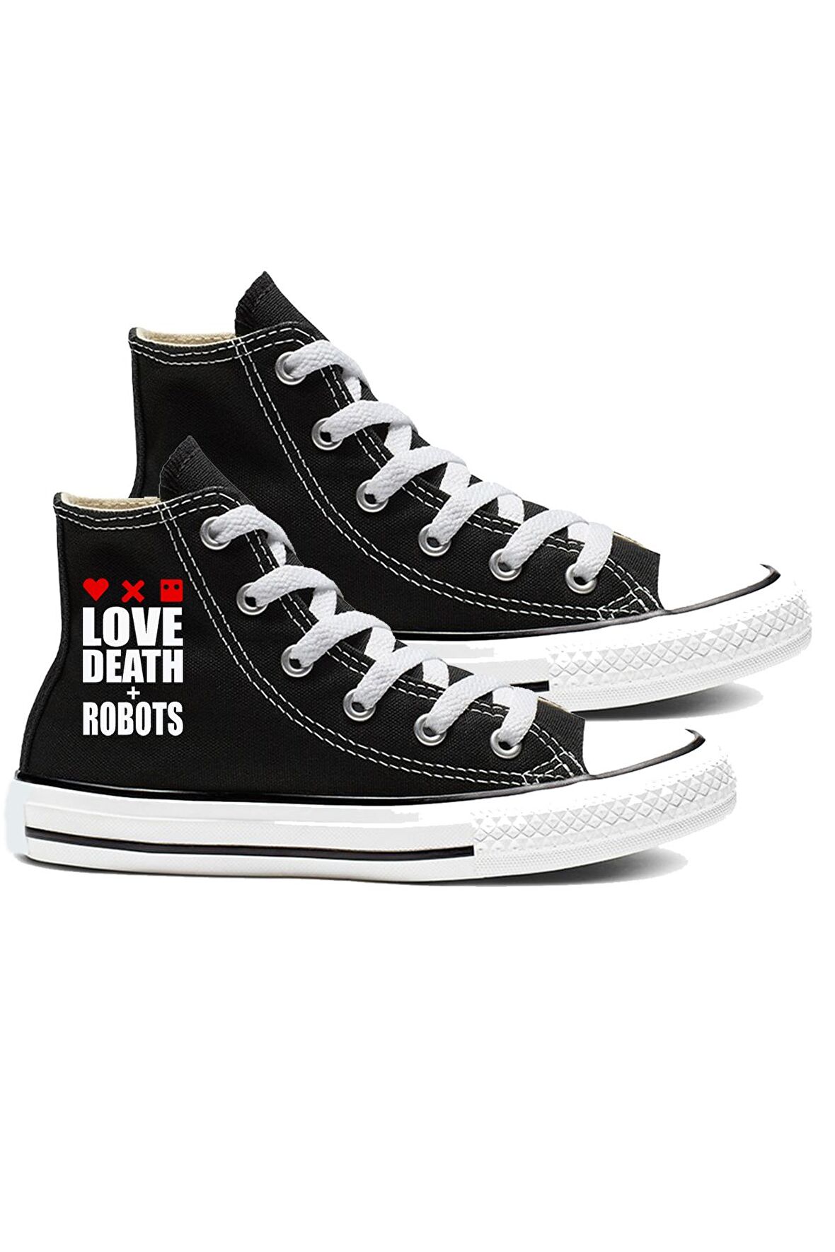 Love Death Robots Canvas Design Sneaker Spor Ayakkabı 