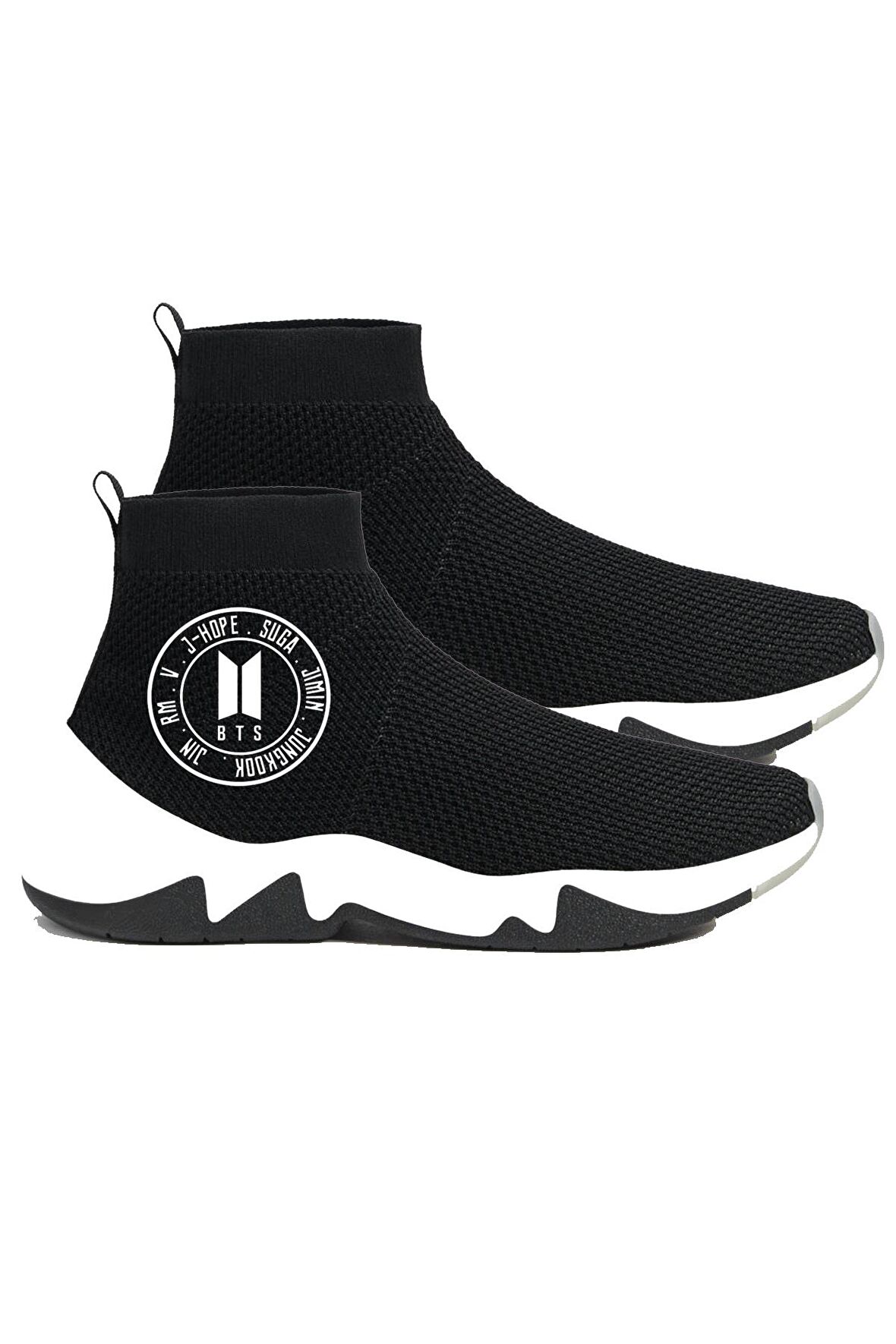 BTS Stars Çorap Design Sneaker Spor Ayakkabı 