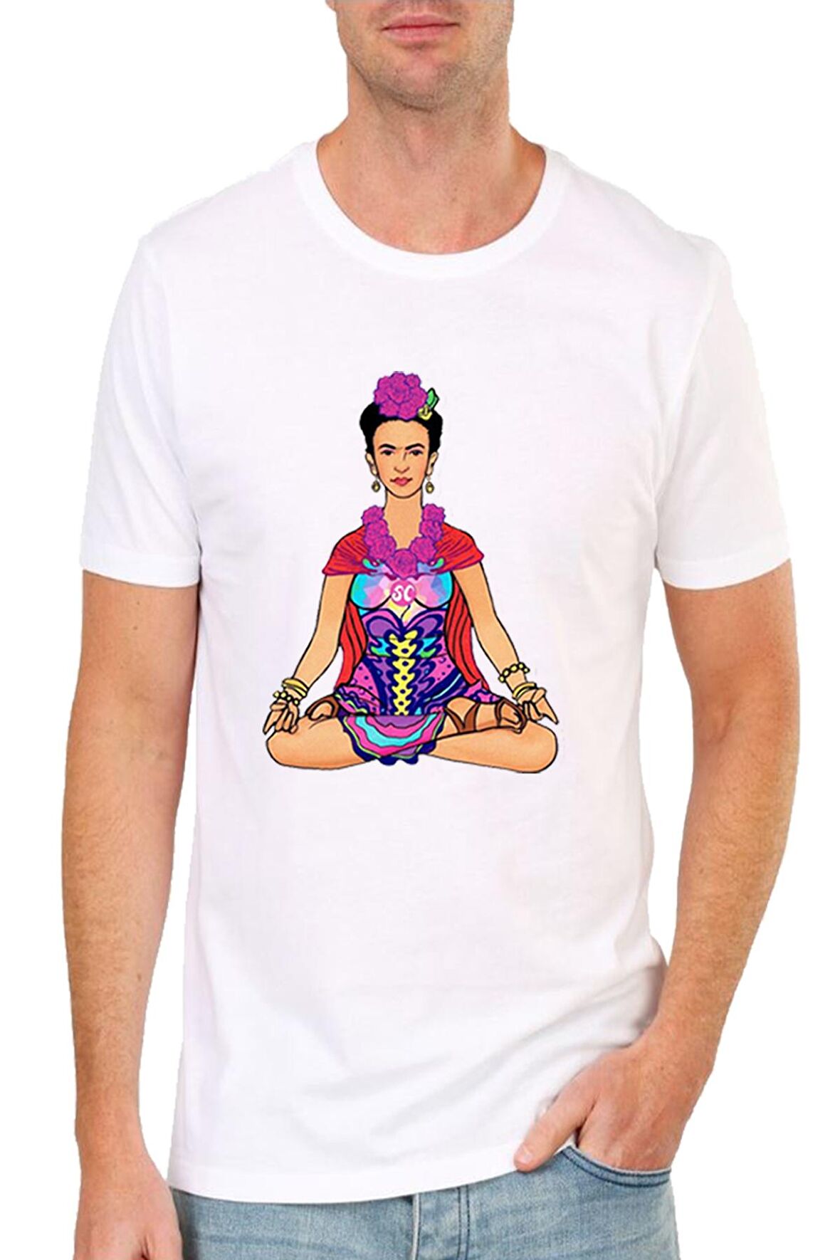 Frida Yoga Erkek Tişört