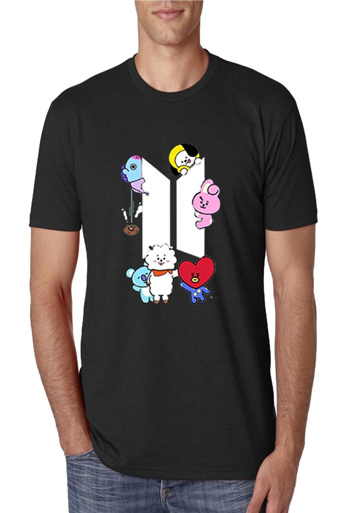 BT21 BTS Erkek Tişört
