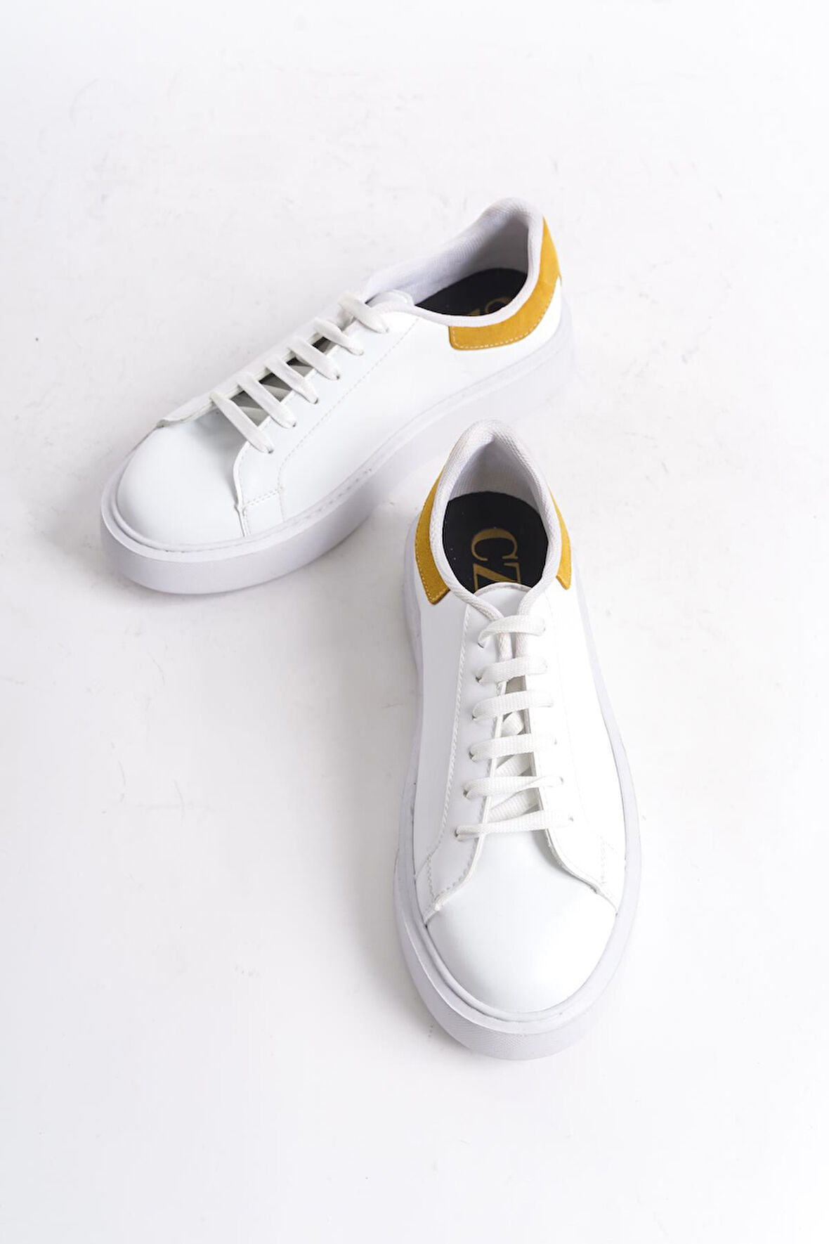 Kadın Kalın Tabanlı Sneaker Bağcıklı Günlük Trend Kadın Spor Ayakkabı