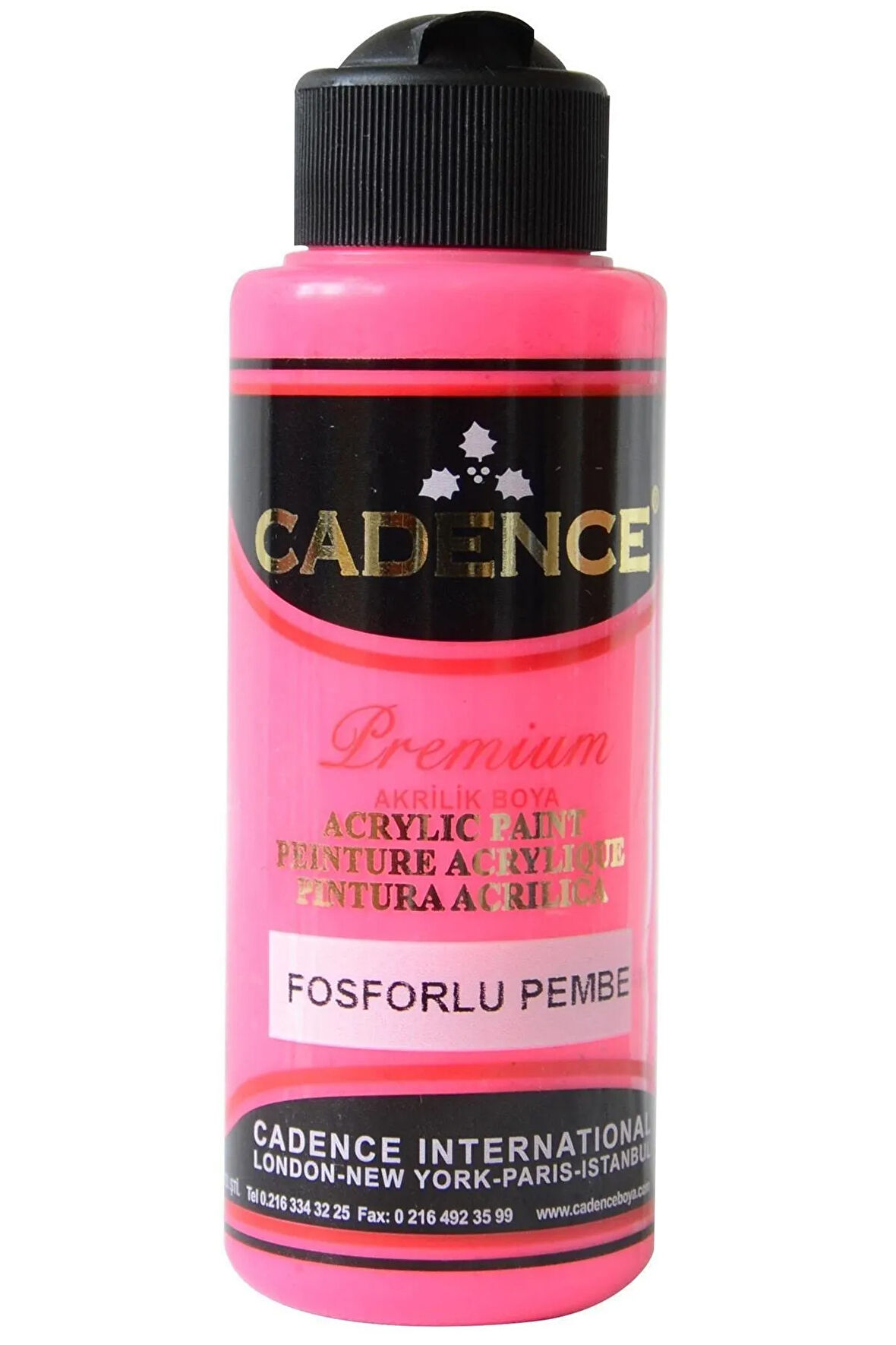 Fosforlu Pembe Premium Akrilik Boya120 ml