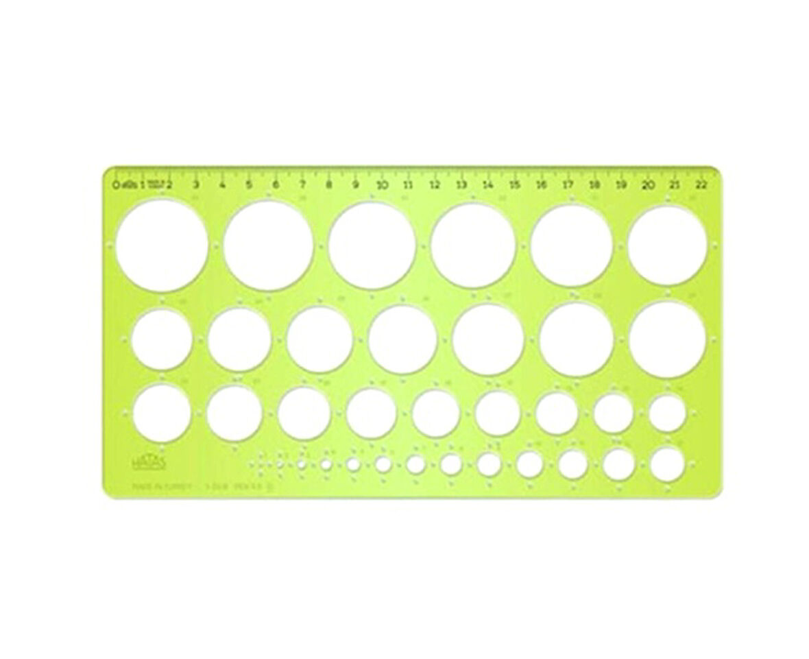 Hatas Daire Şablonu Büyük 1-35 - 3 adet