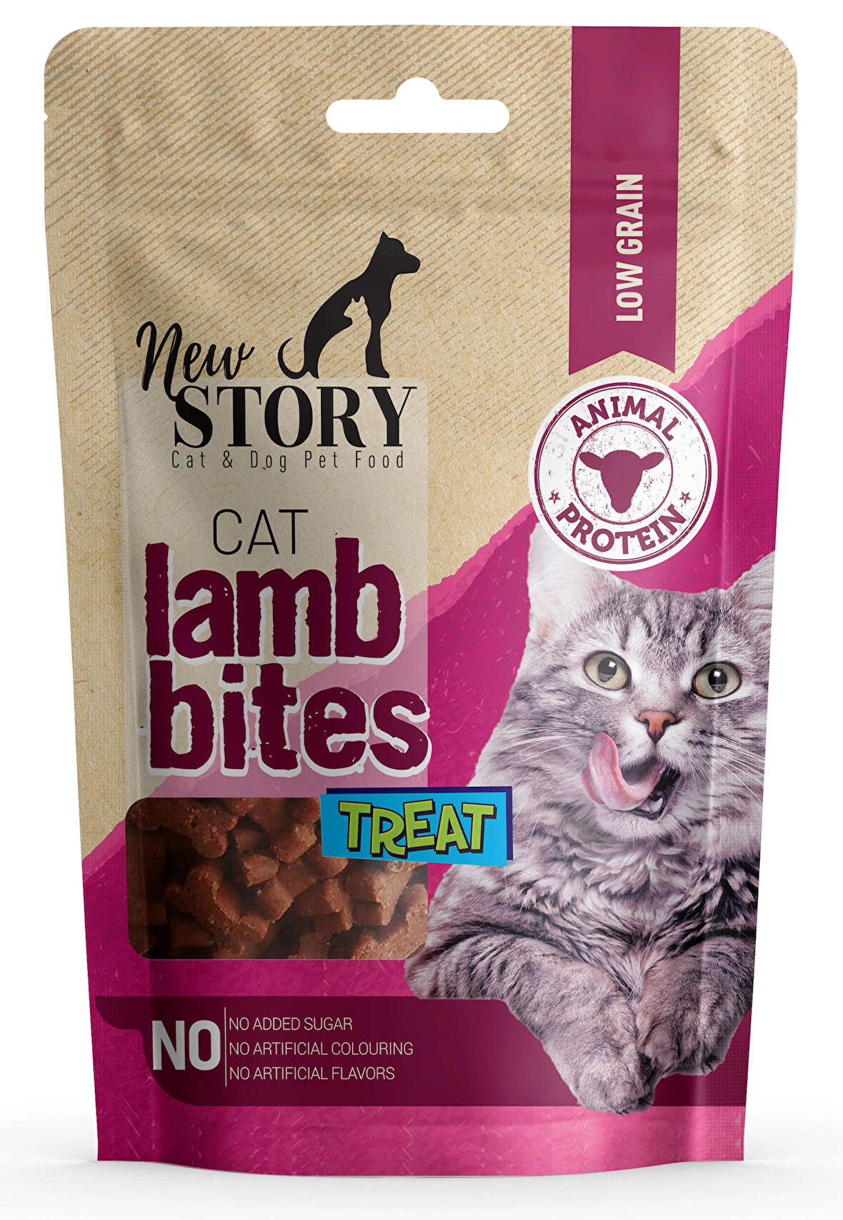 Cat Lamb Bites Kedi Ödülü 60 Gr Atıştırmalık, Yumuşak Taneli, Kuzu Etli