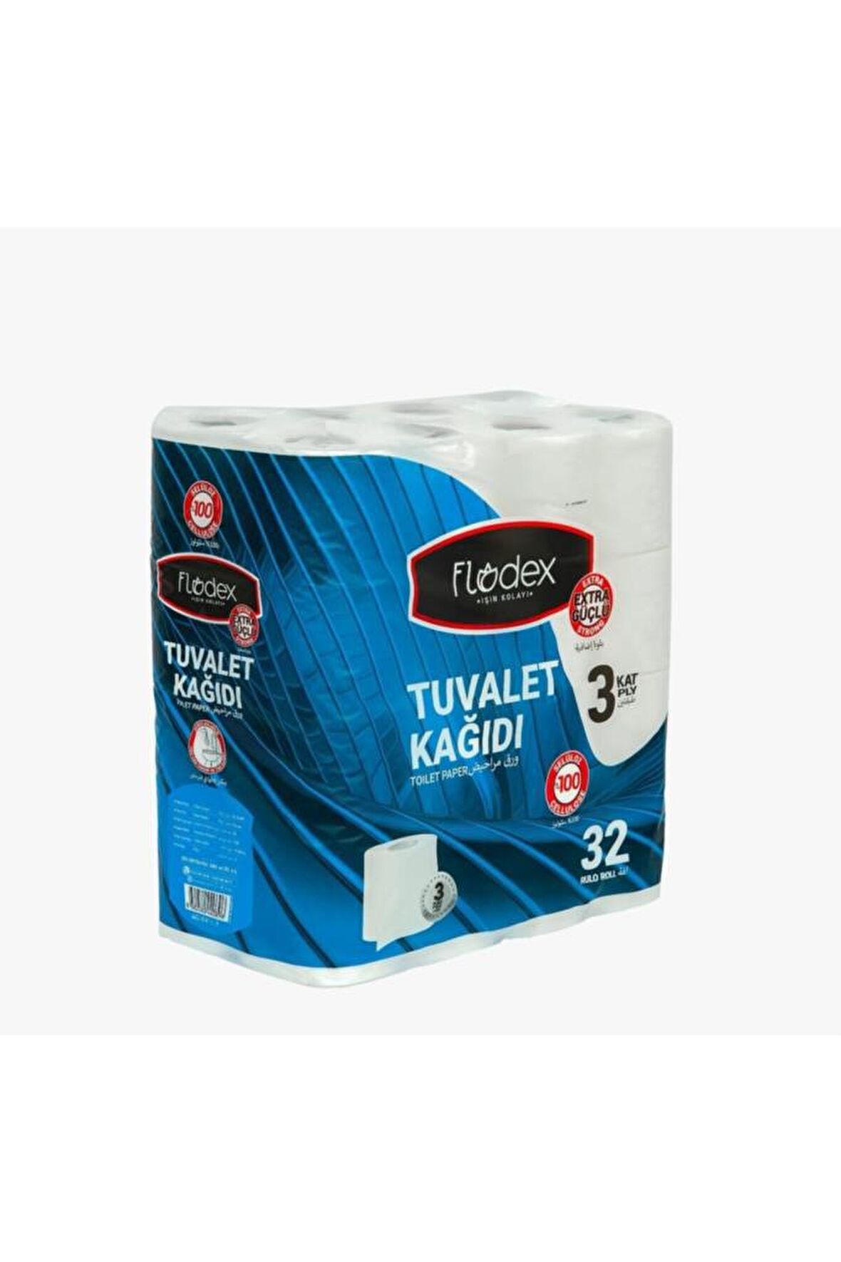 Flodex 3 Katlı 32'li Tuvalet Kağıdı