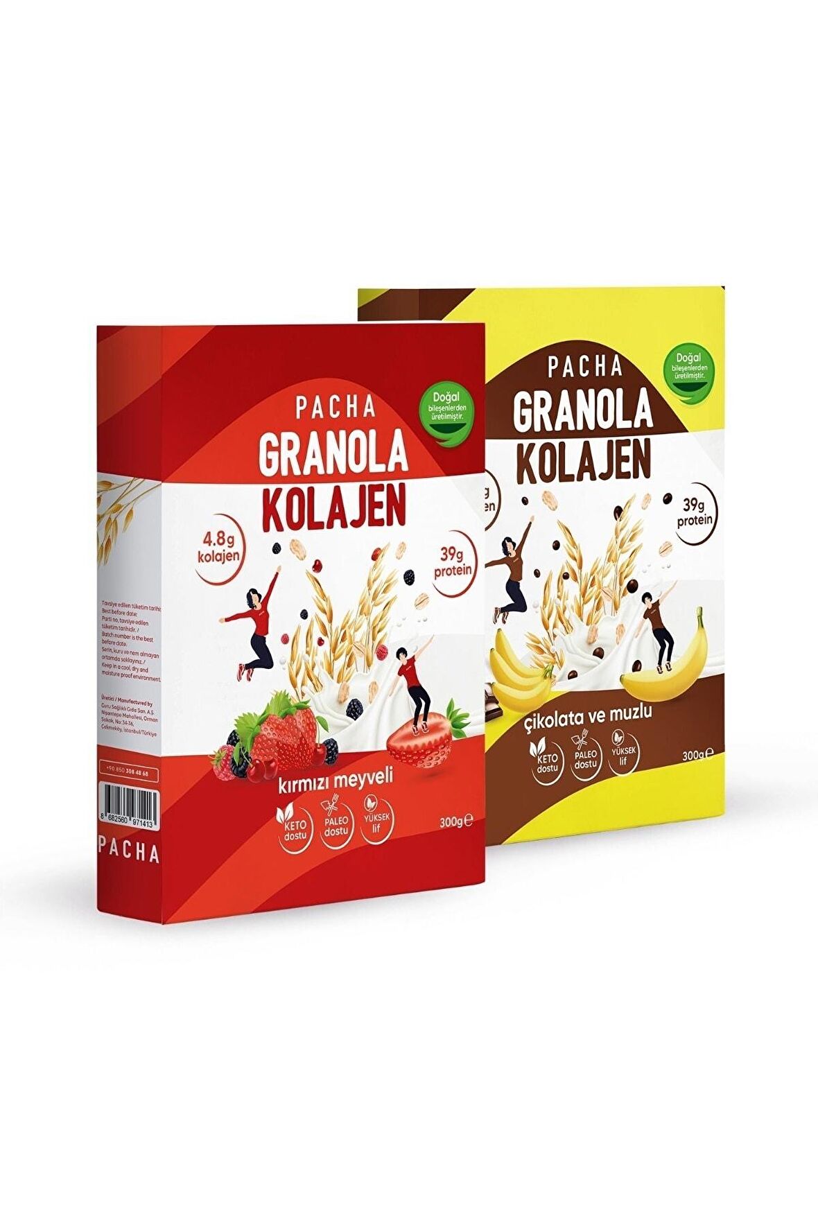 Doğal Kolajen Ve Proteinli Granola | Ikisi Bir Arada (2 X 300g)