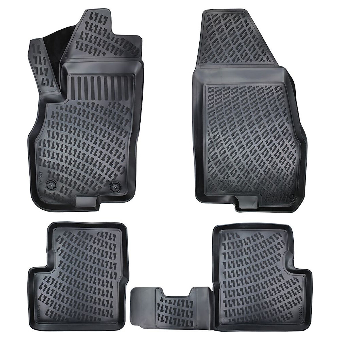 Rizline  Fiat punto evo 3d havuzlu paspas 2010+ Rizline