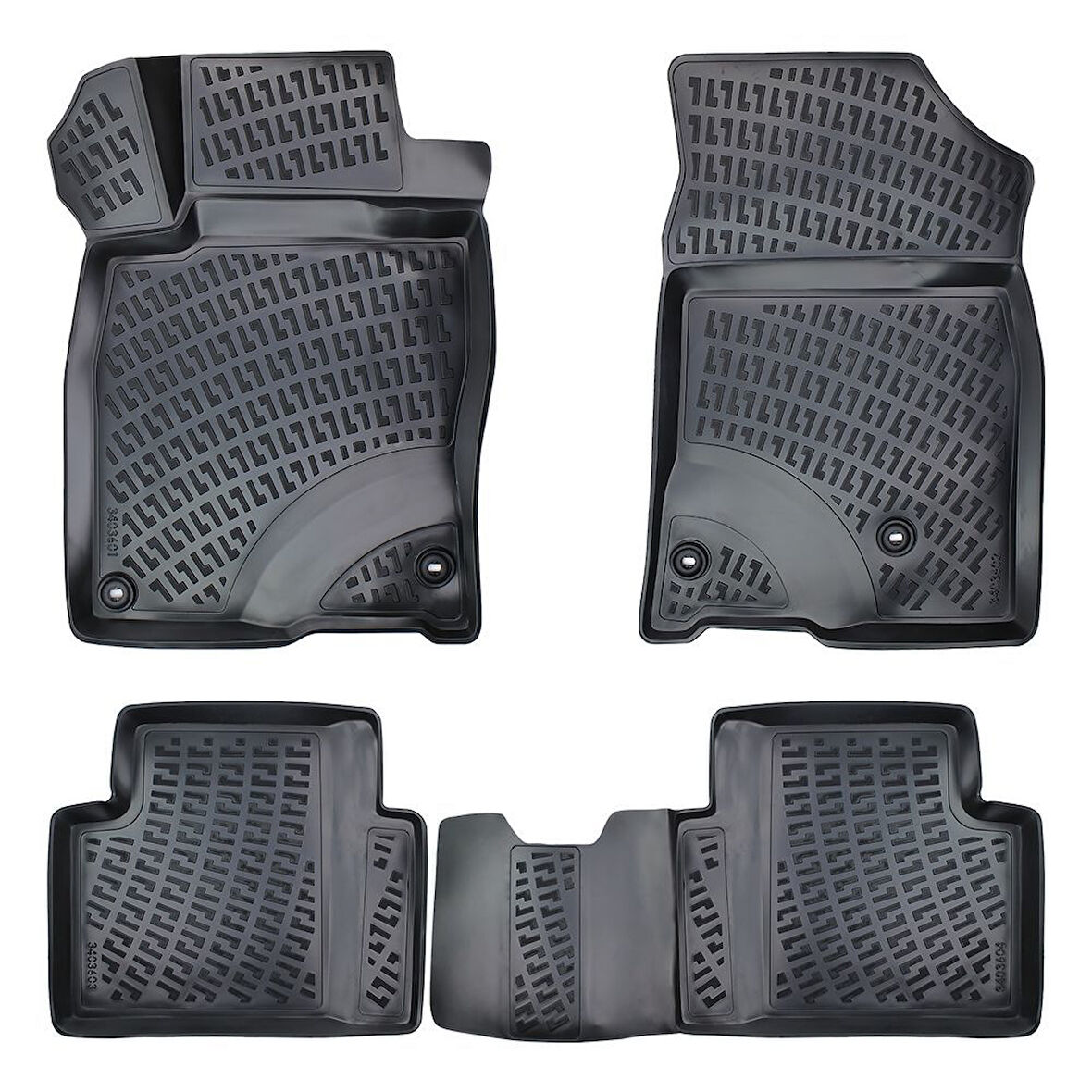 Rizline  Honda civic fk7 hb 3d havuzlu paspas 2016 / 2020 Rizline