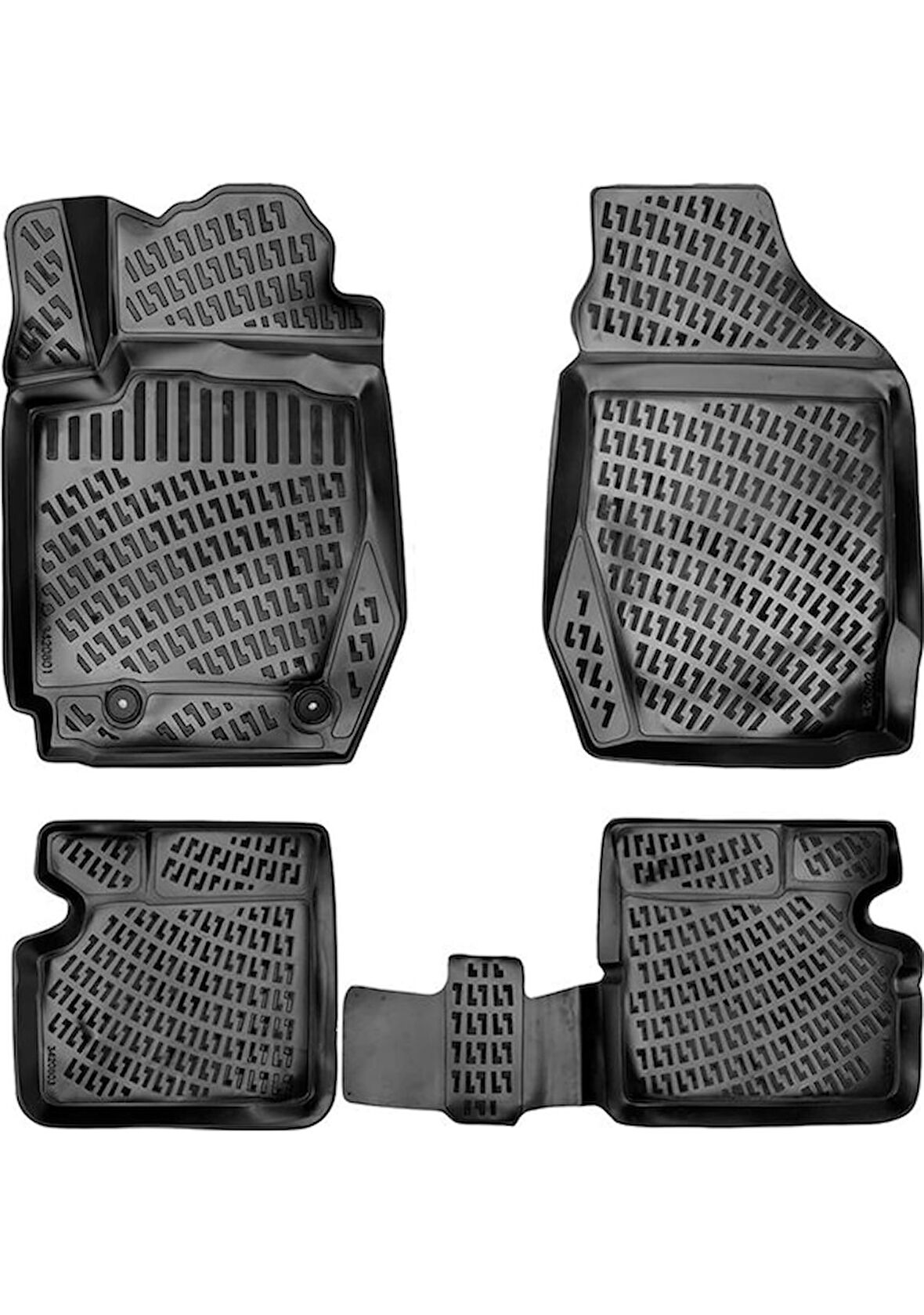 Rizline Toyota Corolla Uyumlu 2002-2007 3D Havuzlu Paspas