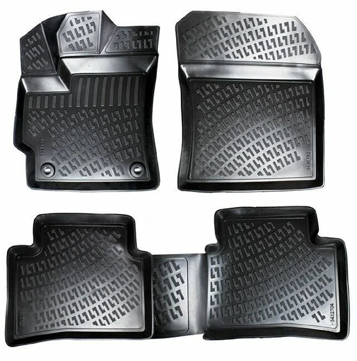 Rizline Toyota Corolla Sedan 2019 Sonrası Uyumlu 3D Havuzlu Paspas Benzin & Lpg için