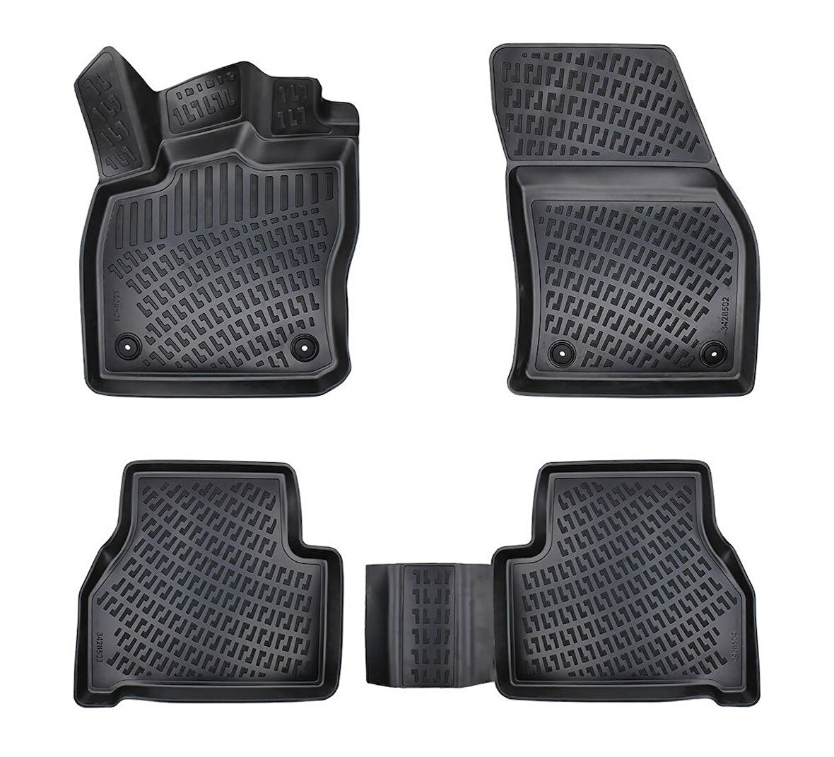 Rizline  Vw caddy 3d havuzlu paspas 2020+ Rizline