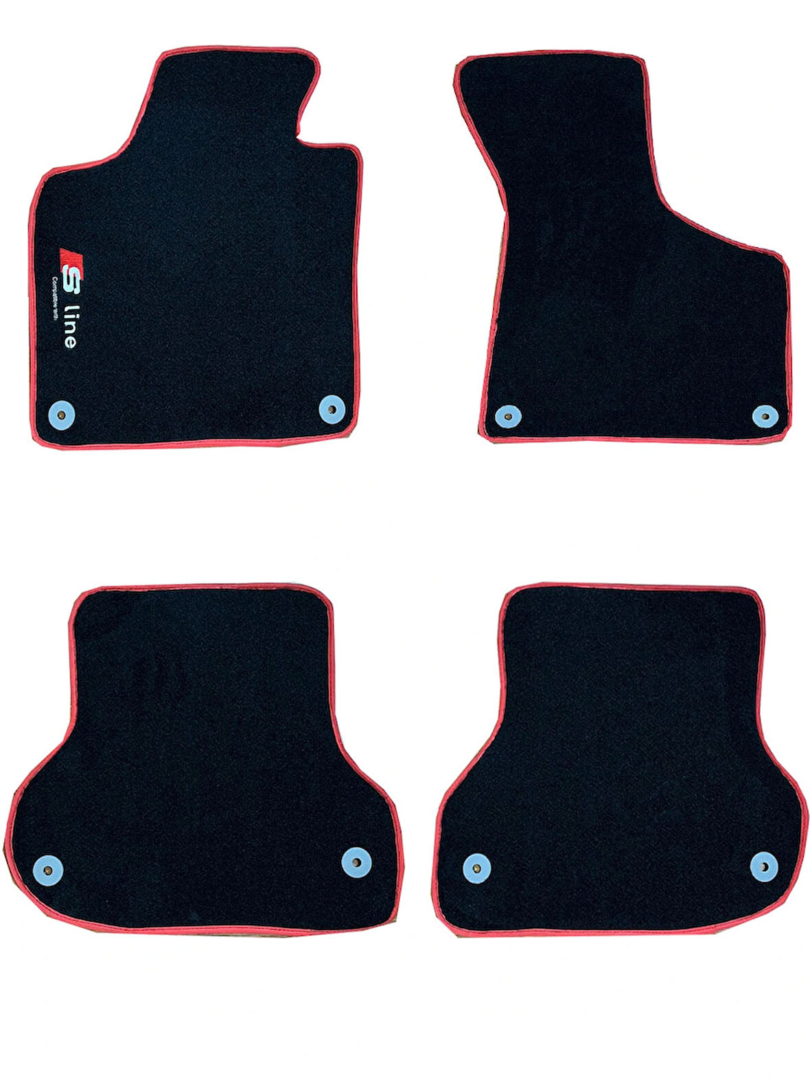 Rizline Audi A3 S-LİNE 2003-2012 Halı Paspas Siyah