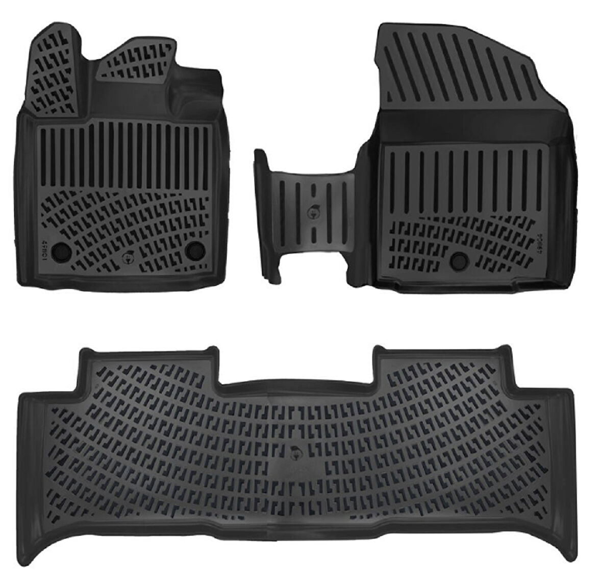 Rizline Togg T10F 2025 Sonrası  UYUMLU 3D Havuzlu Paspas