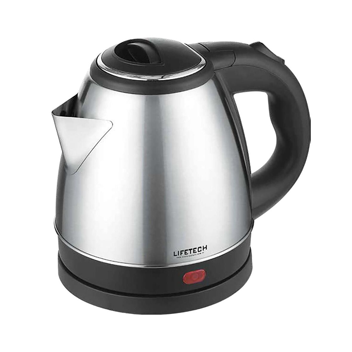 LIFETECH OTEL TİPİ SU ISITICI KETTLE 1.2 LİTRE INOX