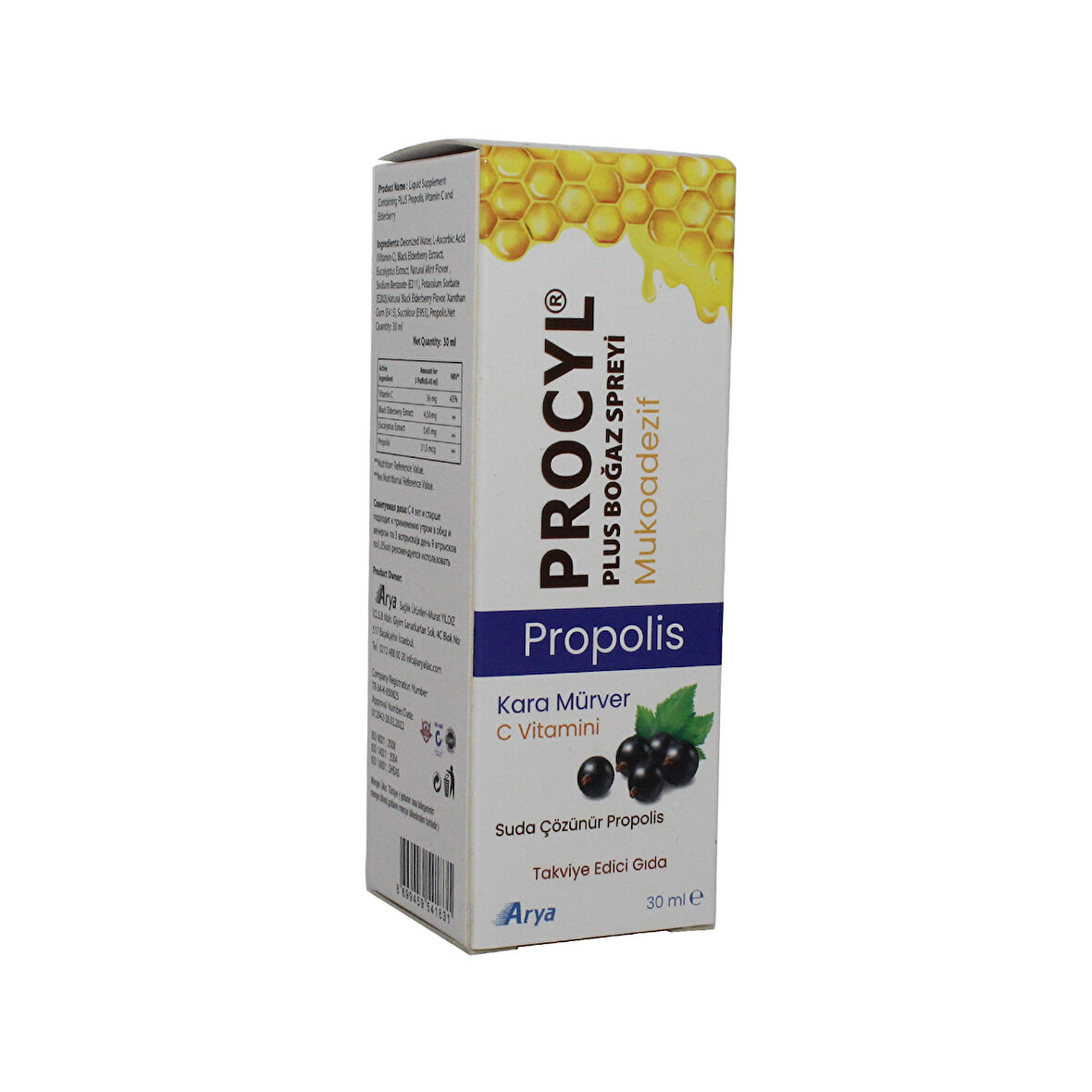Procyl Plus Karamurver Bogaz Spreyı 30 Ml