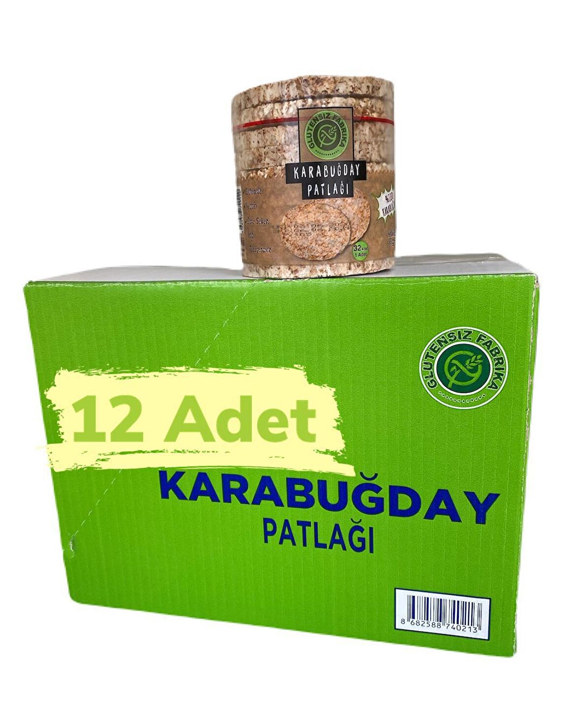 KARABUĞDAY PATLAĞI SADE 12 PAKET