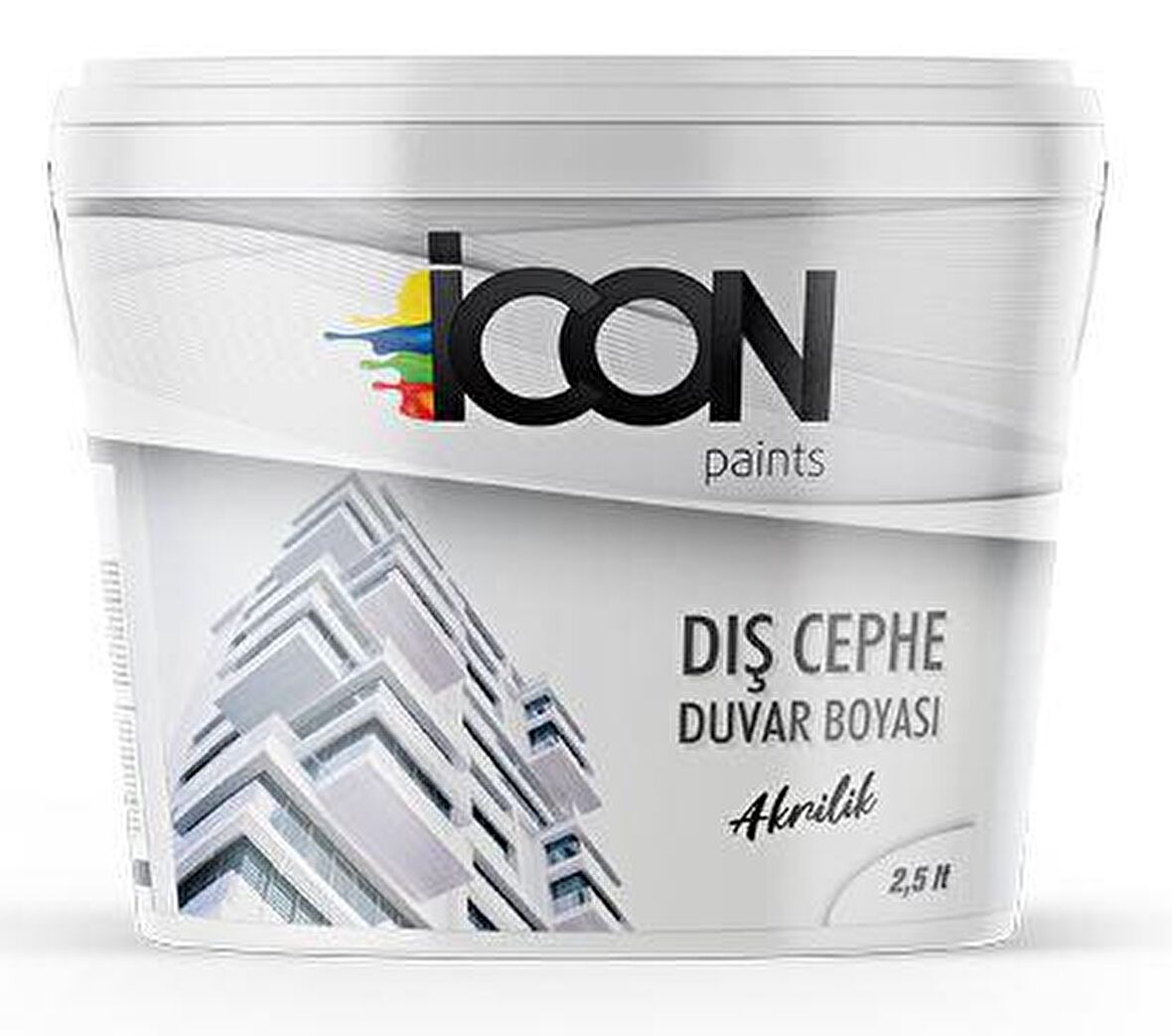 İCON AKRİLİK DIŞ CEPHE BOYASI 2,5 LT.