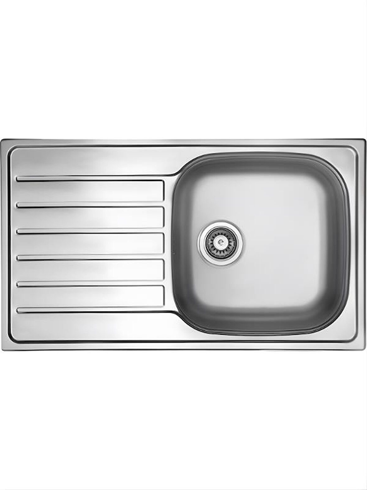 Ukinox Hypnos 50 Sol Dekorlu Paslanmaz Çelik Eviye